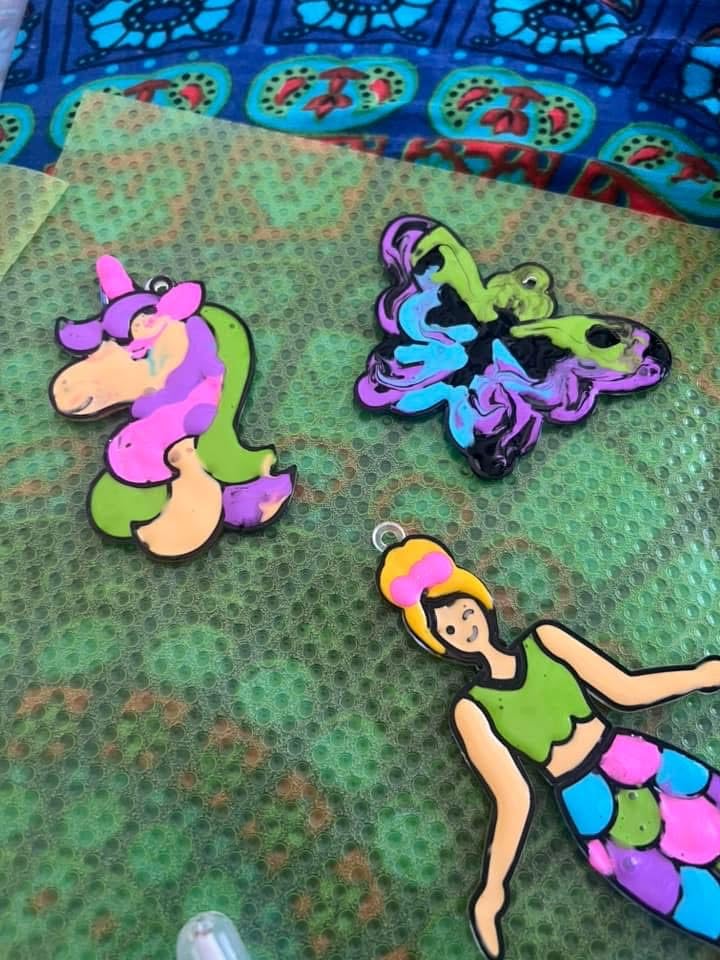 Imagimake Window Art Princess | Unicorn & Mermaid Suncather Kit | 16 Pieces Glass Painting Set | Kids Activities Ages 5-8 | DIY Craft Kit | Birthday Gifts for Girls Ages 5,6,7,8,9,10,12 Years Old customer photo 2