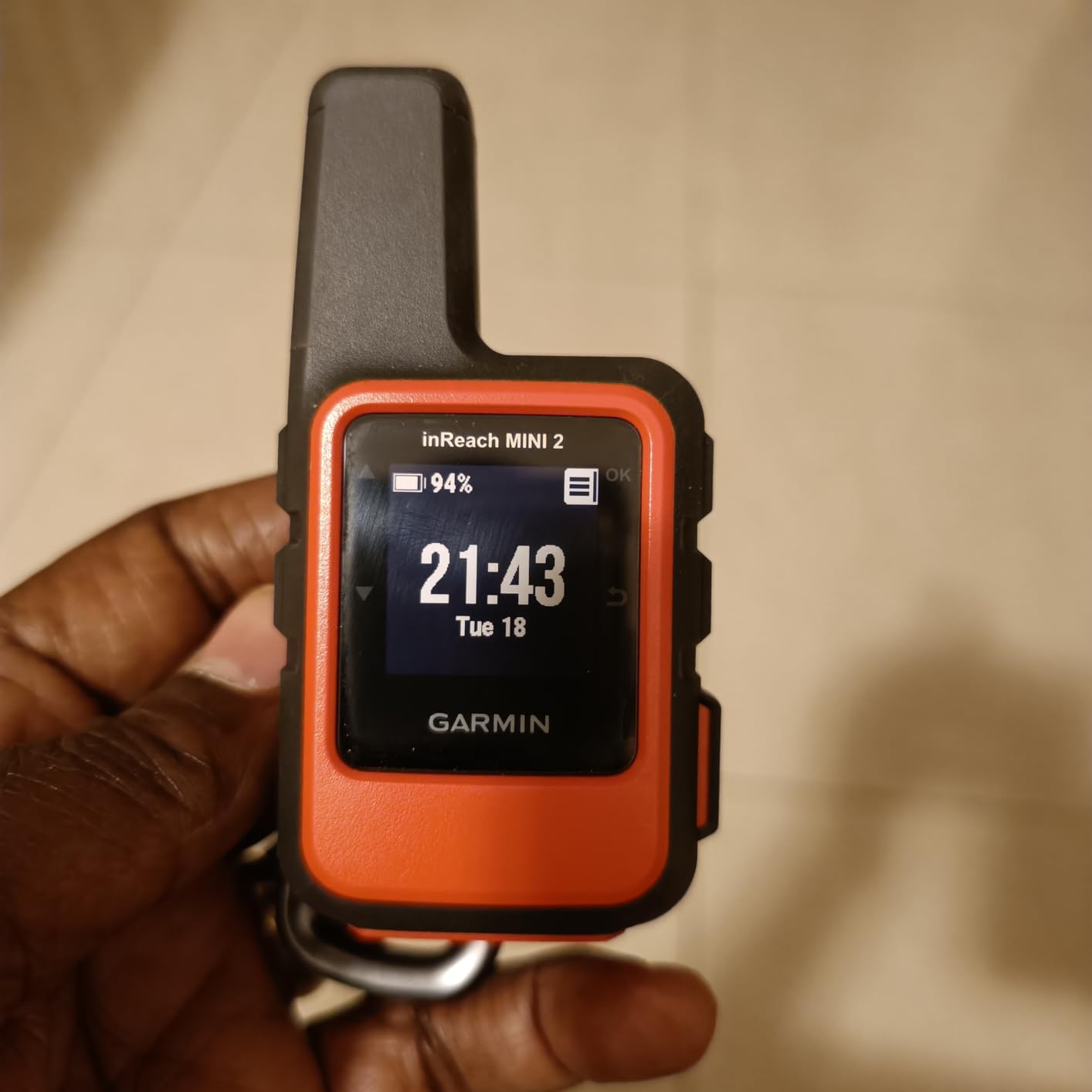 Garmin inReach Mini 2, Satellite Communicator, Orange | SOS Satellite Communicator with Navigation, Two-Way Messaging Beyond Cell Service, 24/7 Garmin Response customer photo 2