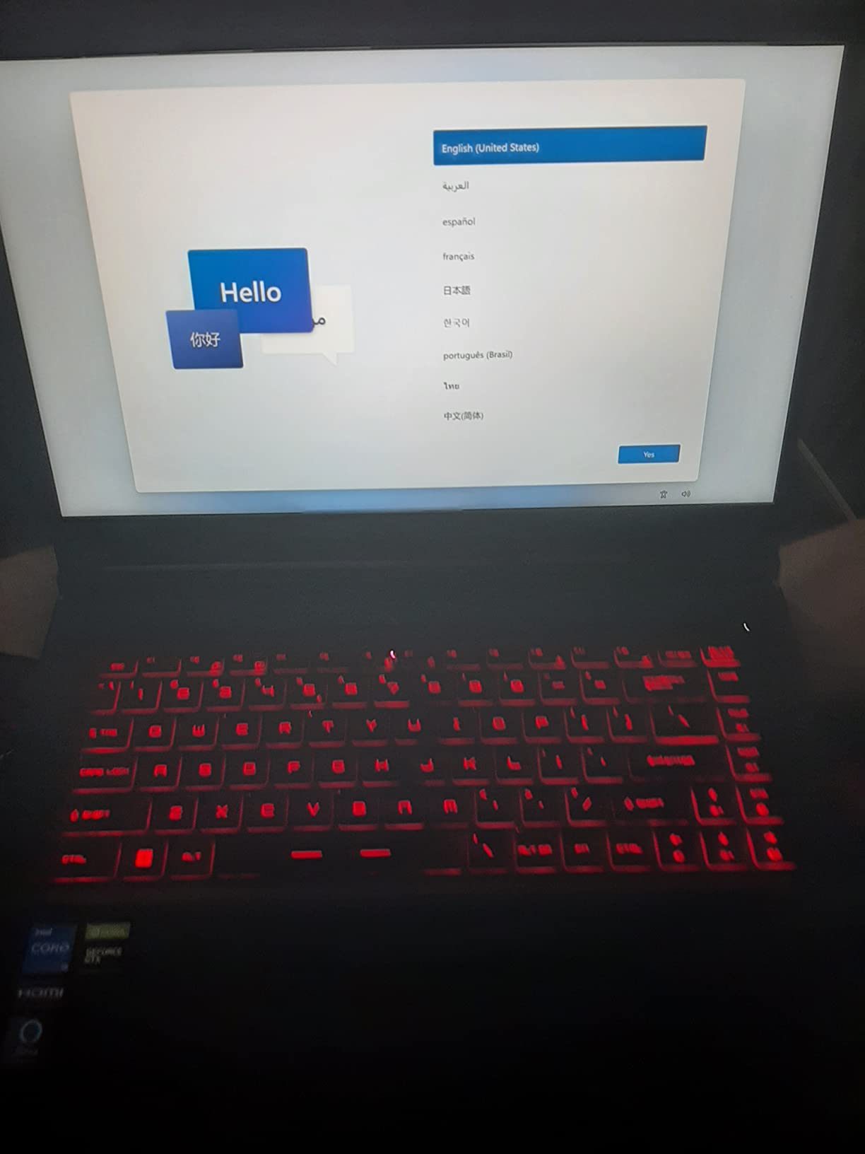 msi GV15 15.6