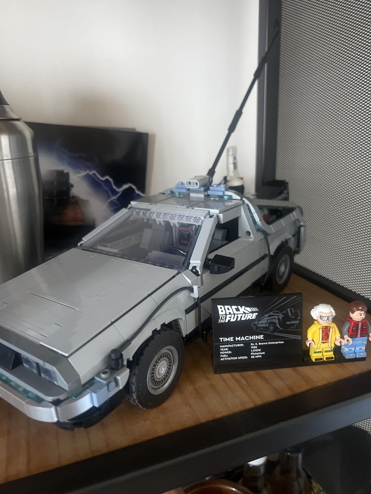 LEGO Icons Back to the Future Time Machine 10300, Model Car Building Kit Based on the Delorean from the Iconic Movie, Perfect Build for Teens and Adults Who Love to Create | Lego Back To The Future Lego 1872 Pieces - Time Machine #10300 customer photo 1