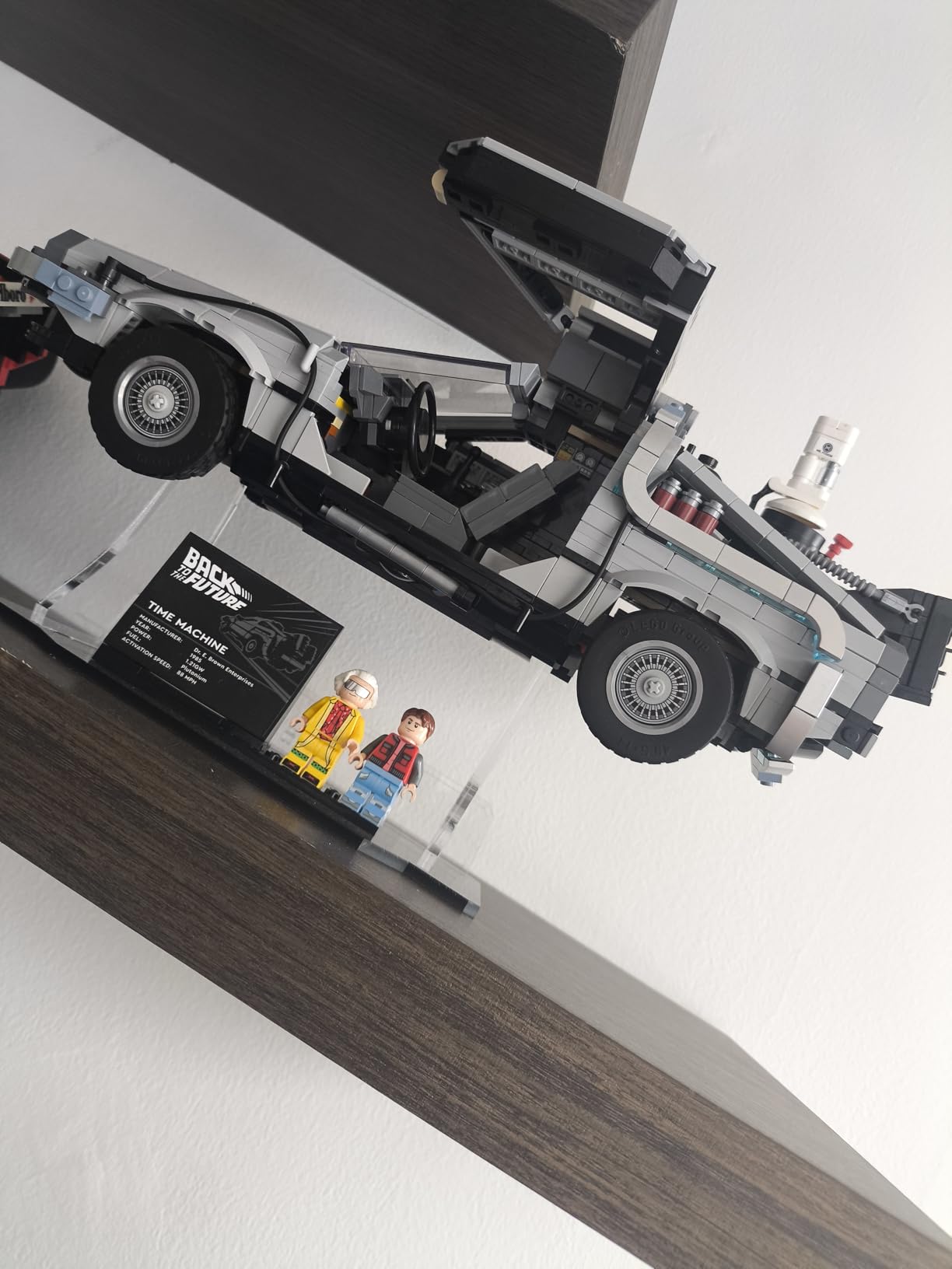 LEGO Icons Back to the Future Time Machine 10300, Model Car Building Kit Based on the Delorean from the Iconic Movie, Perfect Build for Teens and Adults Who Love to Create | Lego Back To The Future Lego 1872 Pieces - Time Machine #10300 customer photo 2