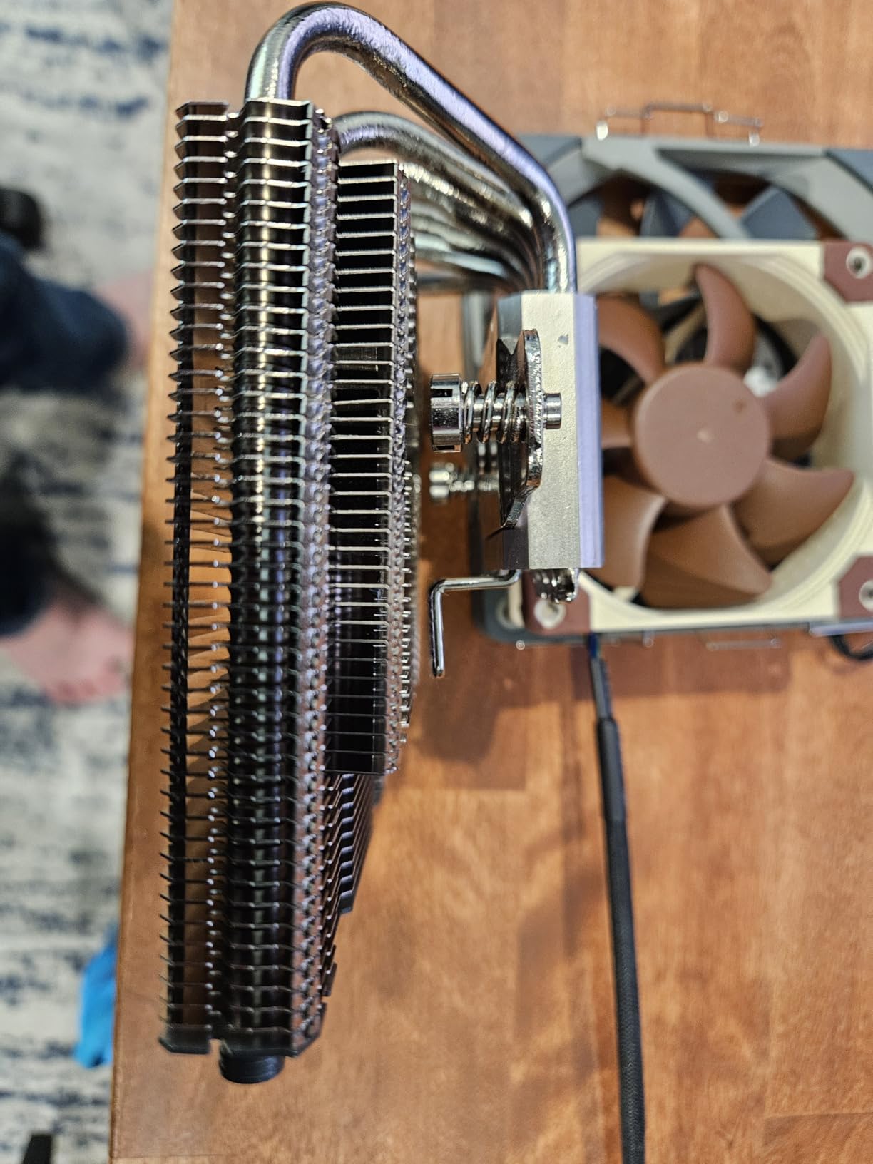 Thermalright AXP120-X67 Low Profile CPU Air Cooler, 120mm TL-12015 PWM Fan, 6 Heat Pipes, 67mm Height, for AMD AM4/AM5 Intel LGA 1700/1200 customer photo 2