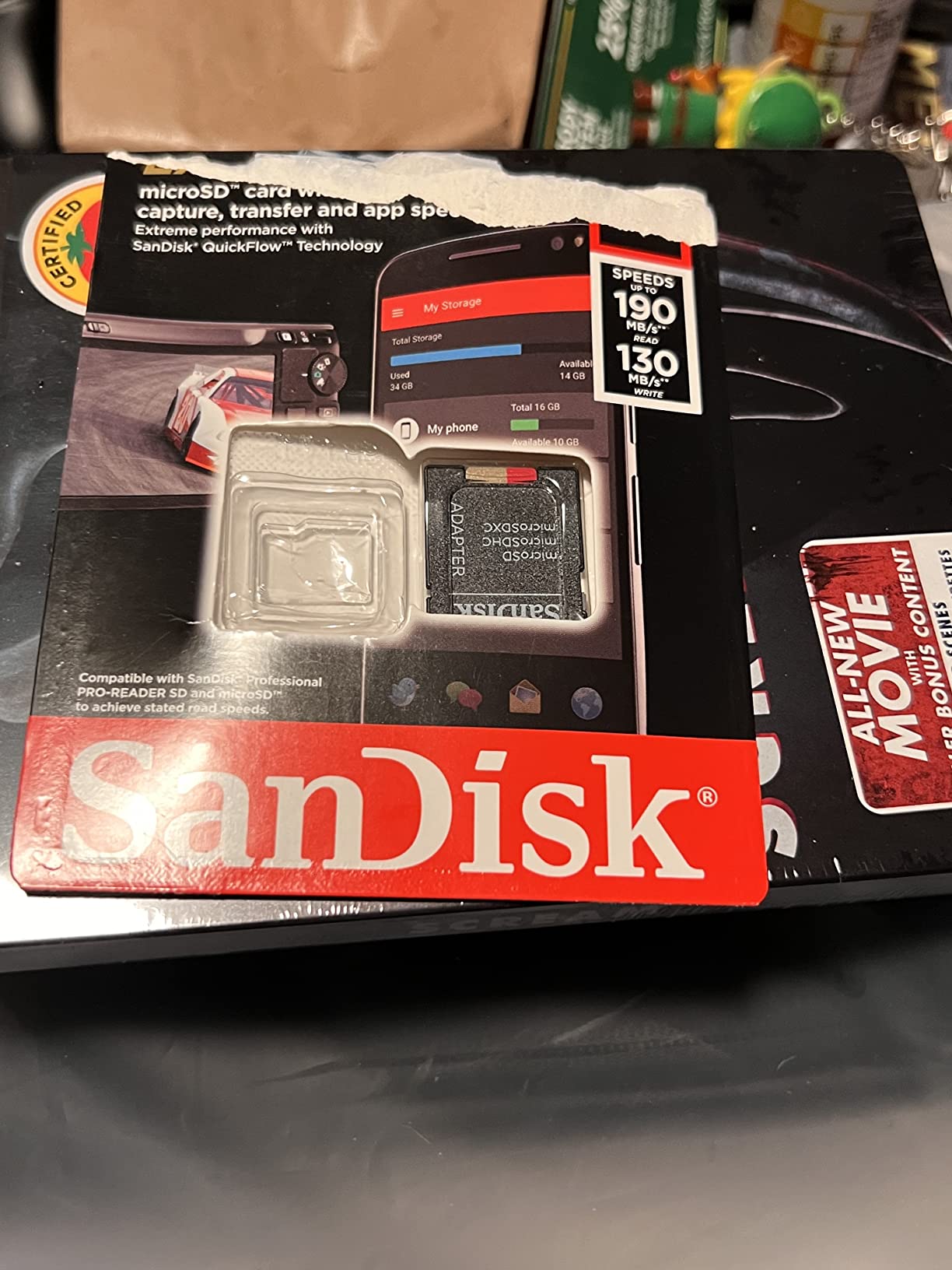 SanDisk 64GB Extreme PRO SDXC UHS-I Memory Card - C10, U3, V30, 4K UHD, SD Card - SDSDXXU-064G-GN4IN customer photo 1