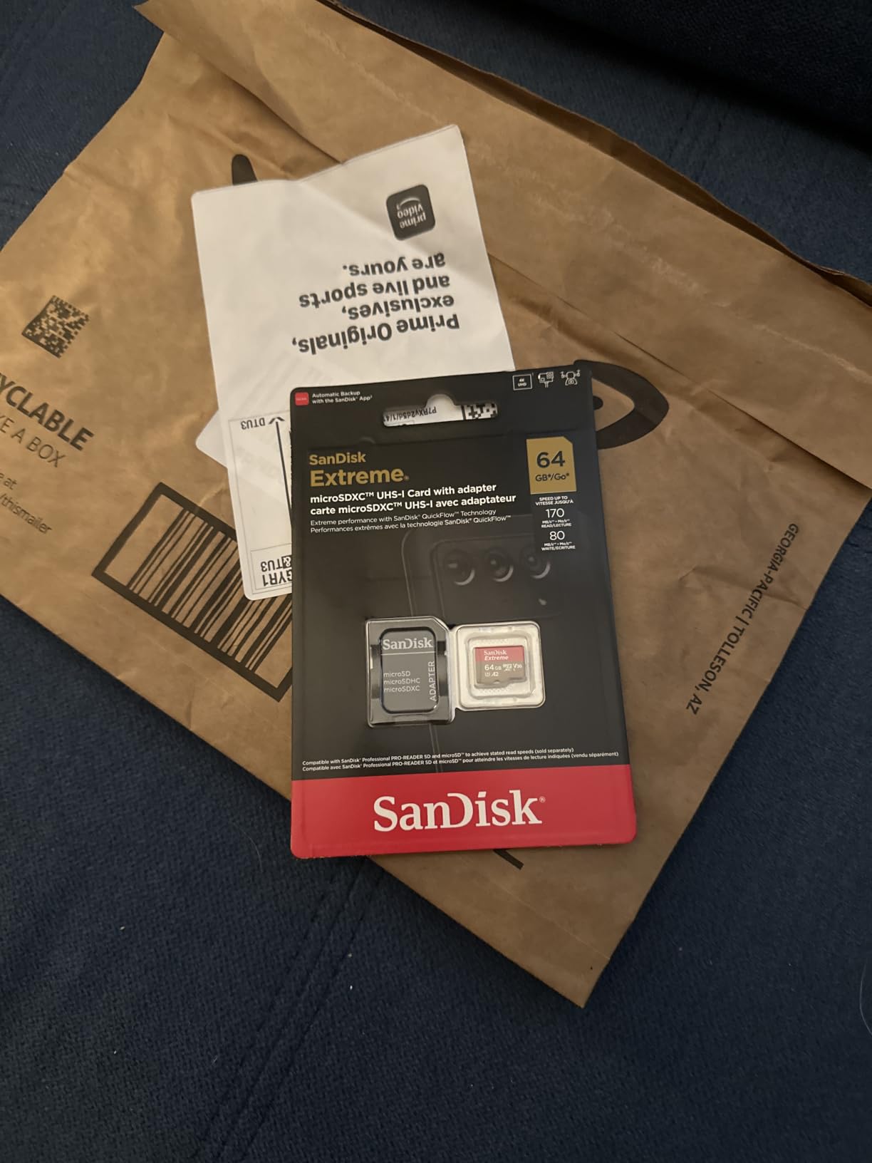 SanDisk 64GB Extreme PRO SDXC UHS-I Memory Card - C10, U3, V30, 4K UHD, SD Card - SDSDXXU-064G-GN4IN customer photo 2