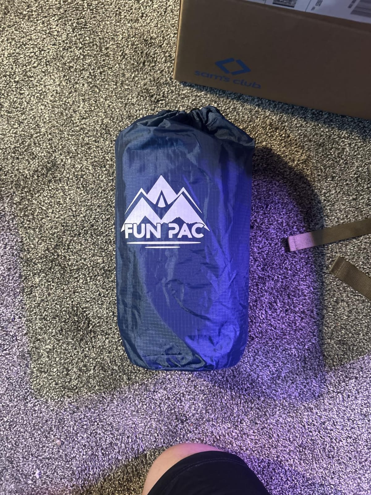 FUN PAC Camping Sleeping Pad, Ultralight Camping Mat with Pillow, Built-in Foot Pump Inflatable Sleeping Pads Compact for Camping Backpacking Hiking Traveling Tent,Single,Green customer photo 2