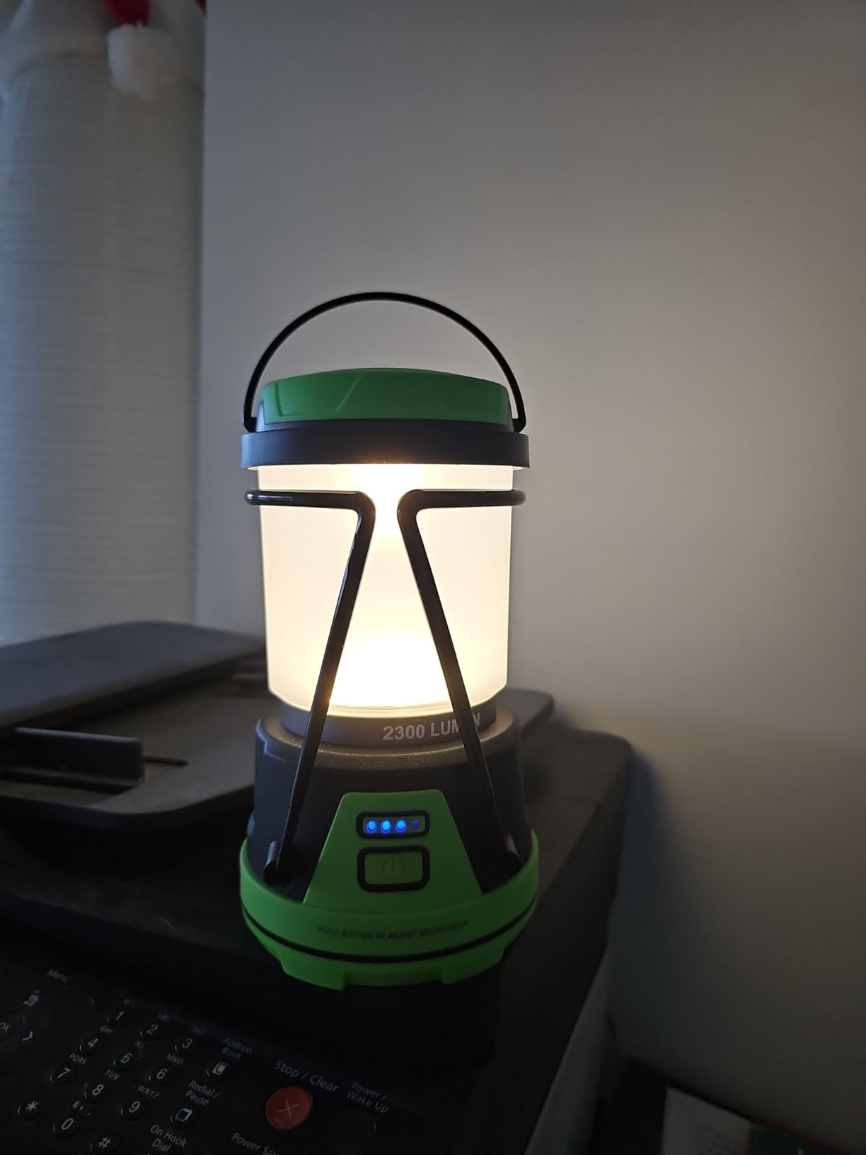 LED Camping Lantern Rechargeable, 1800LM, 4 Light Modes, 4400mAh Power Bank, IP44 Waterproof, Perfect Lantern Flashlight for Hurricane, Emergency, Power Outages, Home and More, with USB Cable (2 Pack) customer photo 1