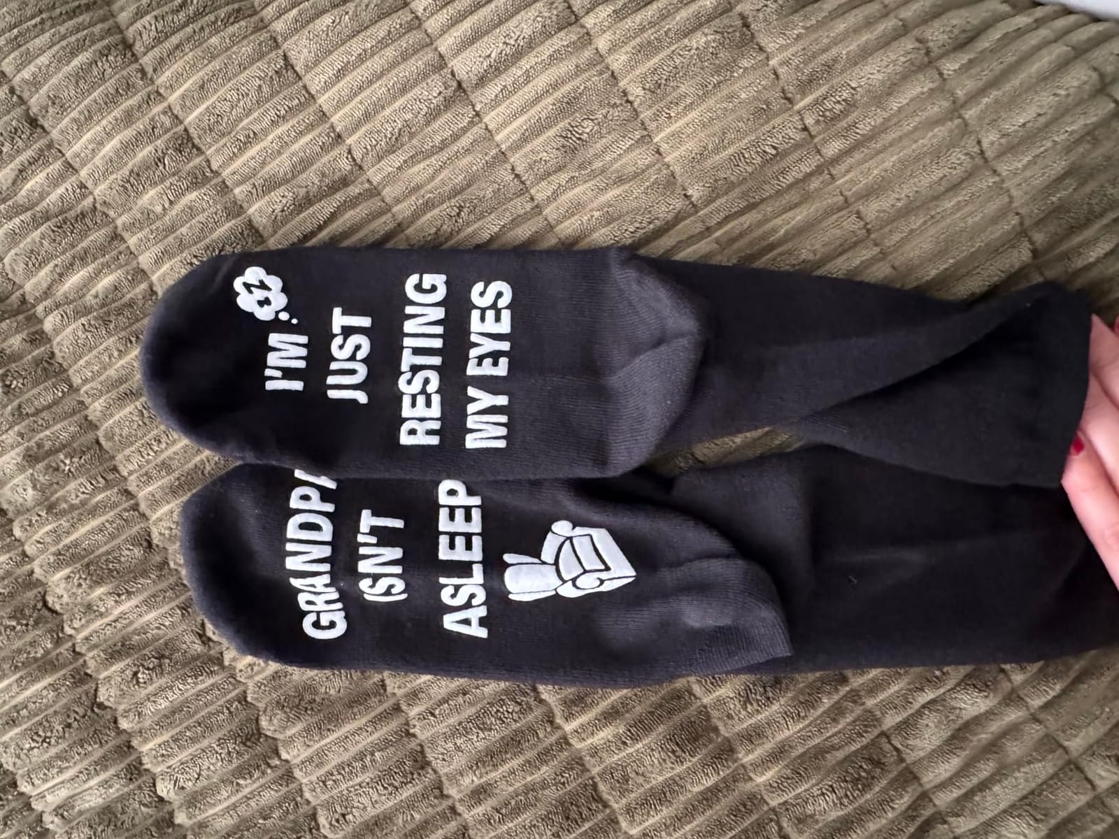 Jeasona Funny Socks Gifts for Men, Fathers Day Birthday Novelty Crew Socks for Dad Grandpa Husband Papa customer photo 1