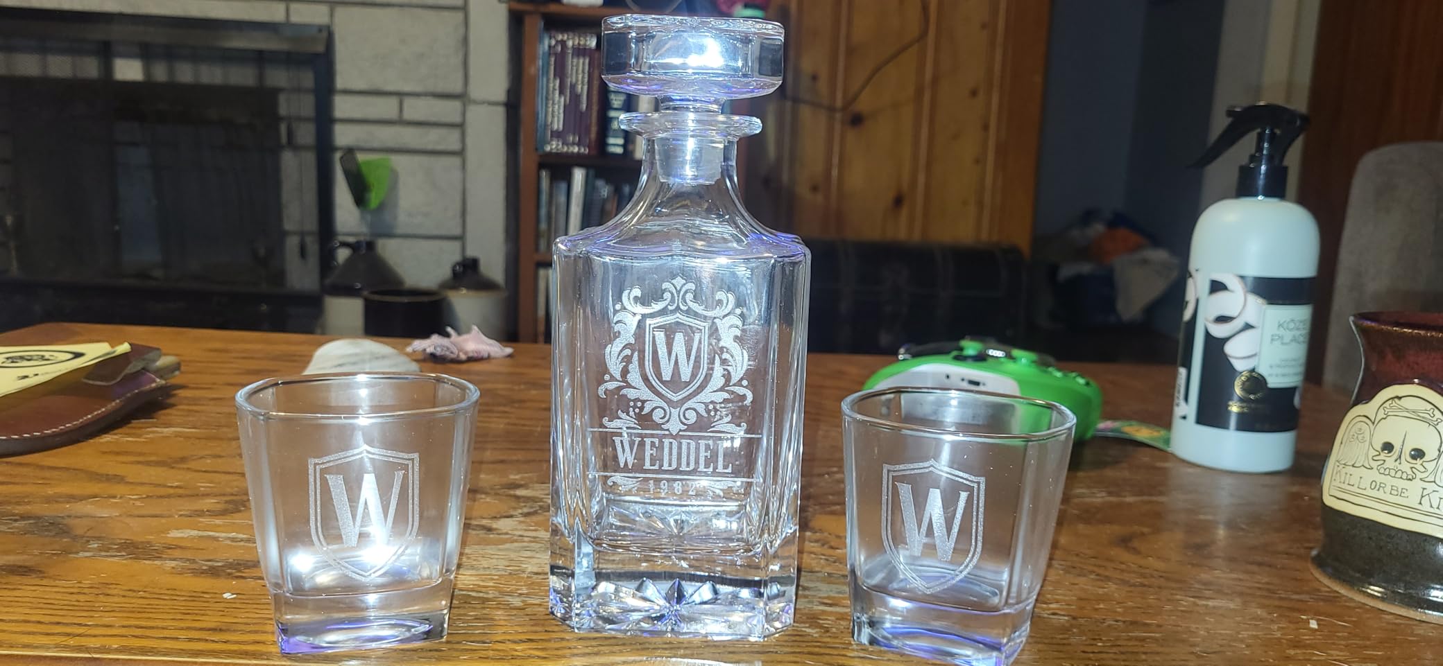 Personalized Whiskey Decanter Set - 5 Design Options customer photo 2