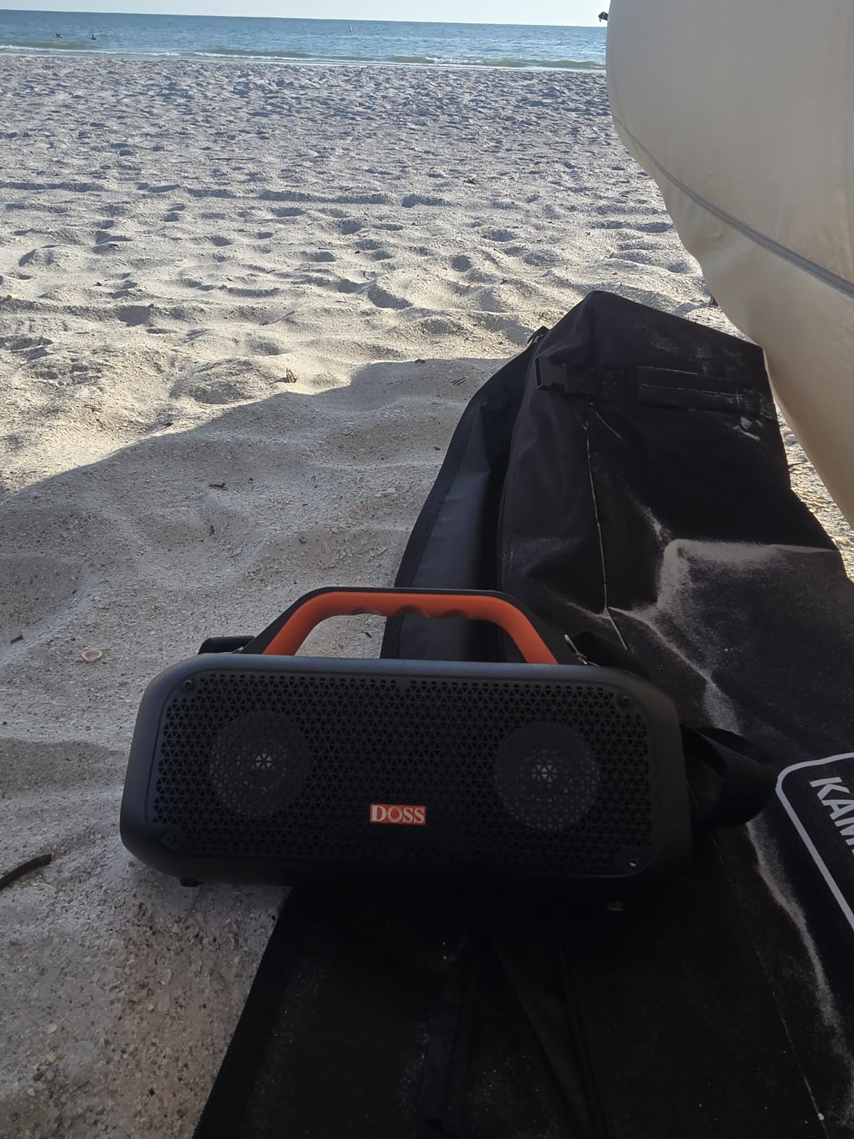 Extreme Boom Portable Bluetooth Speaker with 60W Mighty Sound-Orange, 60W Deep Bass, 30H Playtime, 10400mAh Power Bank, IPX6 Waterproof, TWS, BT 5.3, For Camping, Beach, Pool, Garage, Parties customer photo 1