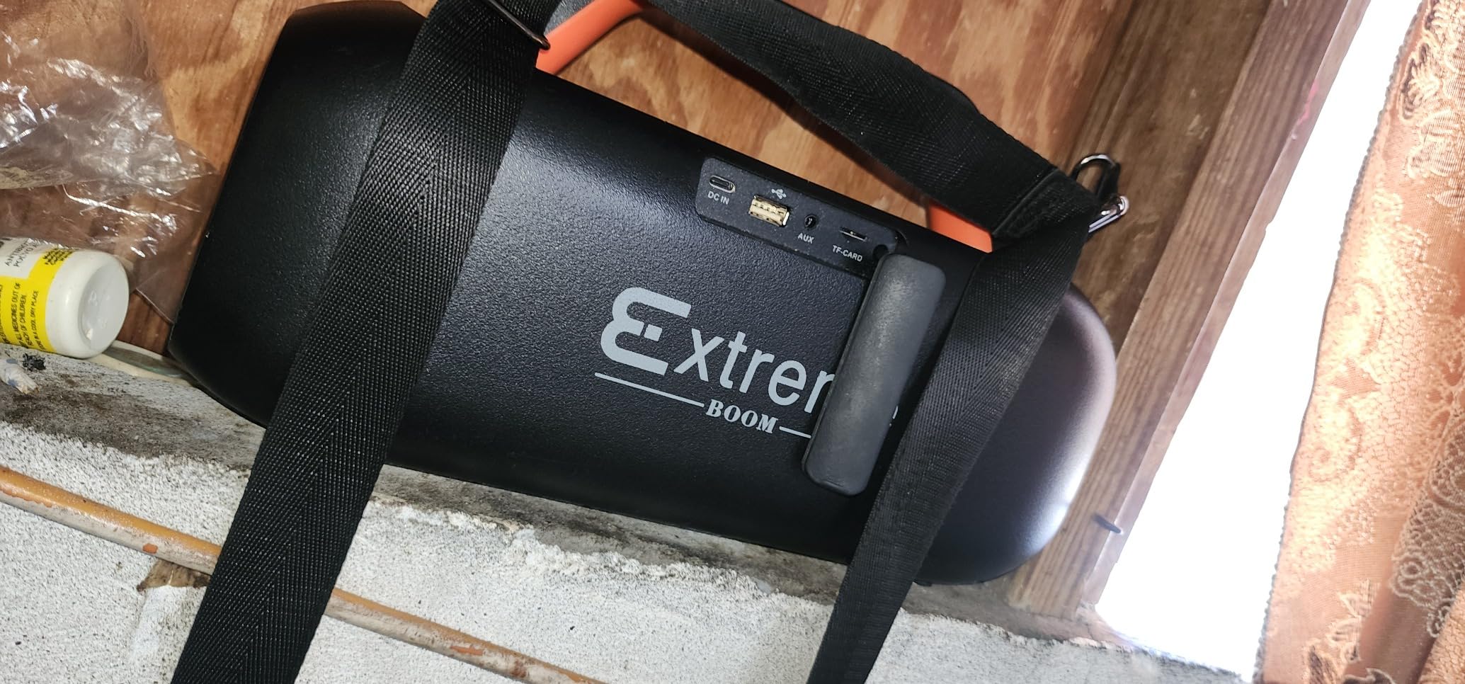 Extreme Boom Portable Bluetooth Speaker with 60W Mighty Sound-Orange, 60W Deep Bass, 30H Playtime, 10400mAh Power Bank, IPX6 Waterproof, TWS, BT 5.3, For Camping, Beach, Pool, Garage, Parties customer photo 2