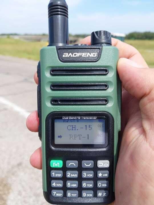BAOFENG GMRS Radio Handheld Long Range GM-15 Pro 8W Walkie Talkie with Earpiece NOAA Weather Receiver Rechargeable GMRS Repeater Two Way Radio with USB-C Charger for Hunting Survival Gear, 2 Pack customer photo 2