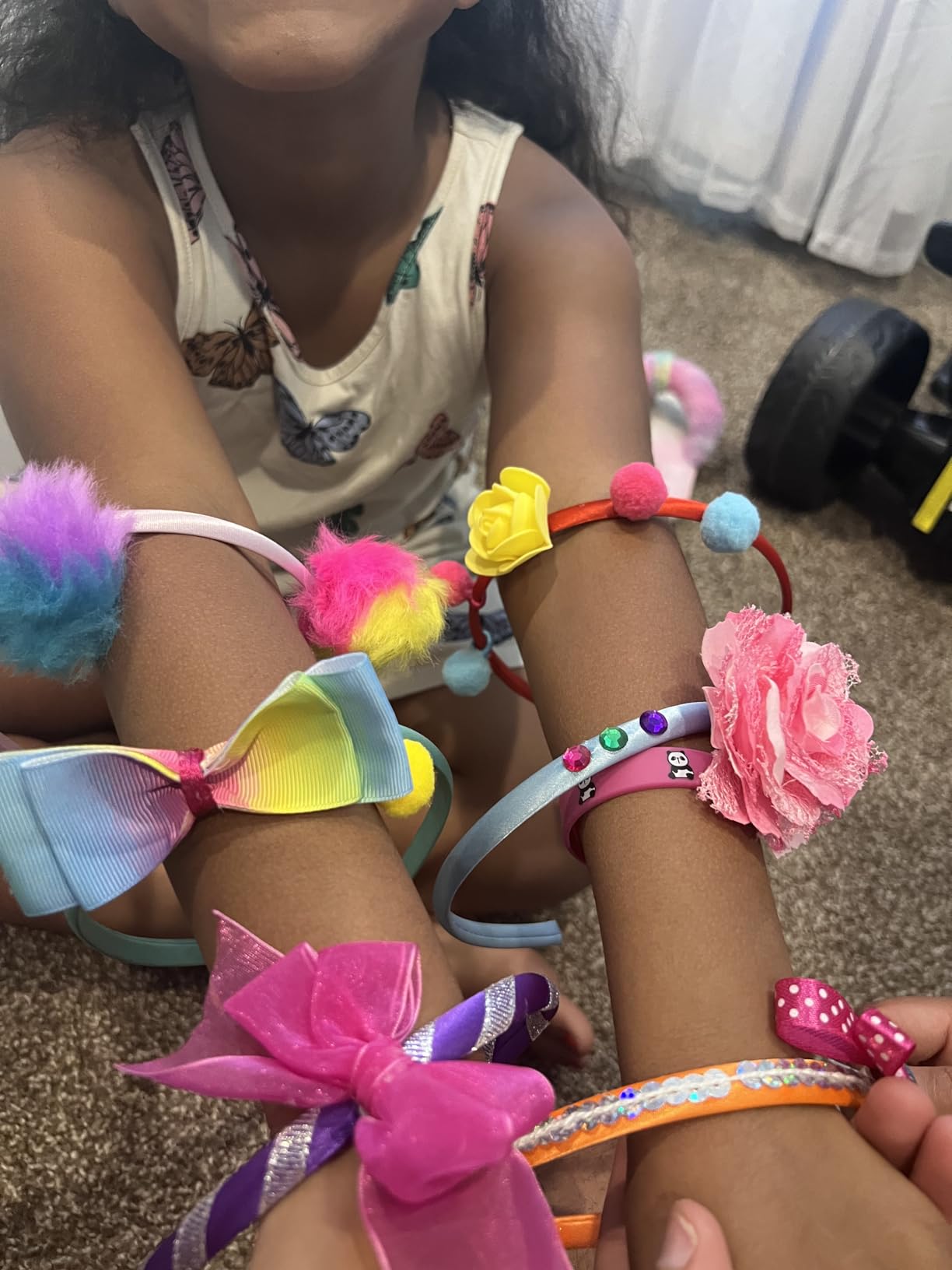 Pretty Me Headband Making Kit for Girls - Arts & Crafts Easter Gift - Make Your Own Fashion Headbands for Kids - DIY Hair Accessories - Gift for Ages 5-12 Year Old Girl customer photo 1