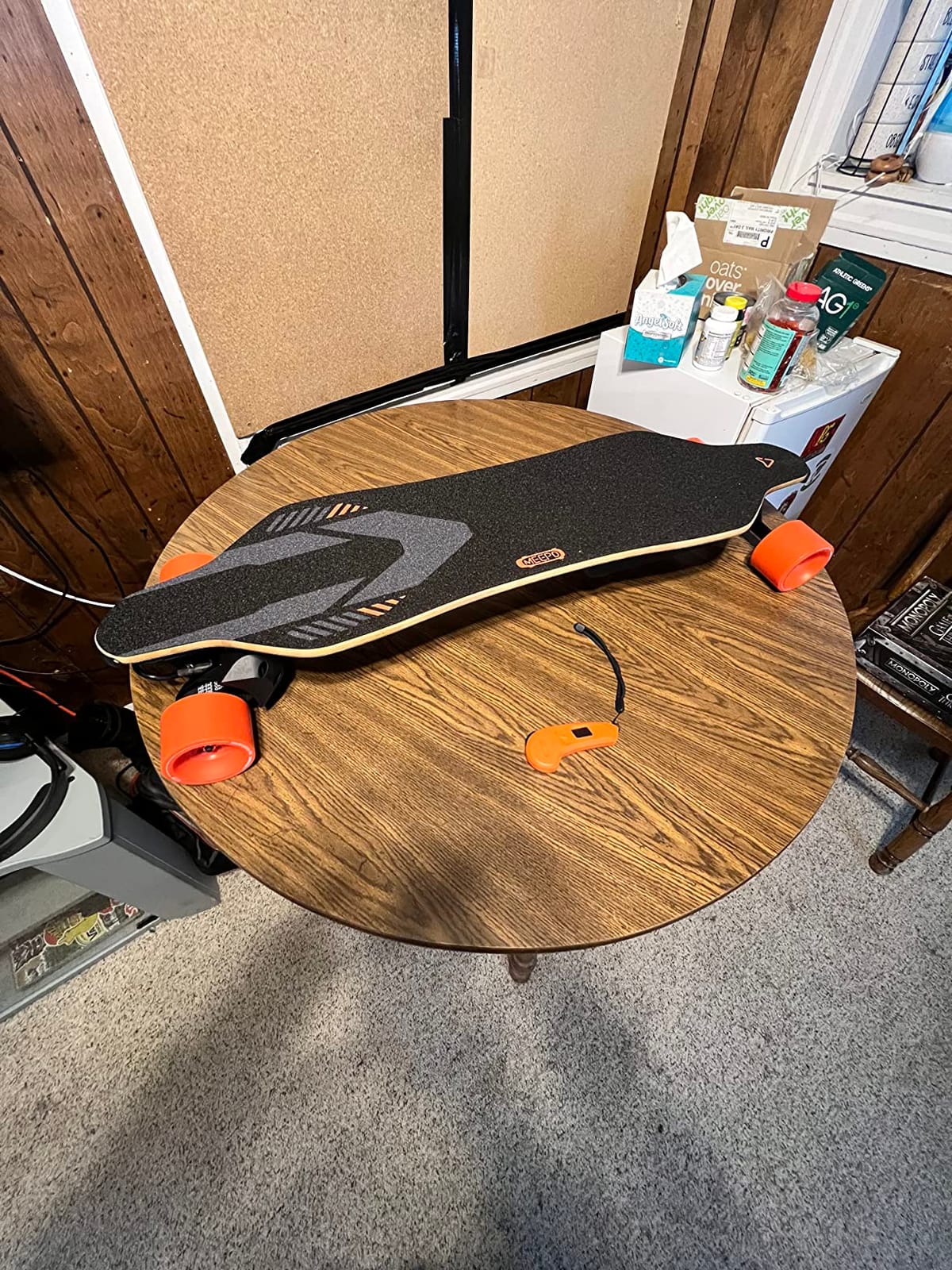 MEEPO Electric Longboard Skateboard with Remote for Adults, 34 MPH Top Speed, 30 Miles Long Range with 2800W*2 Gear Drive Motor, Bamboo & Fiberglass Deck, 330 LBS Max Load, Voyager X customer photo 1