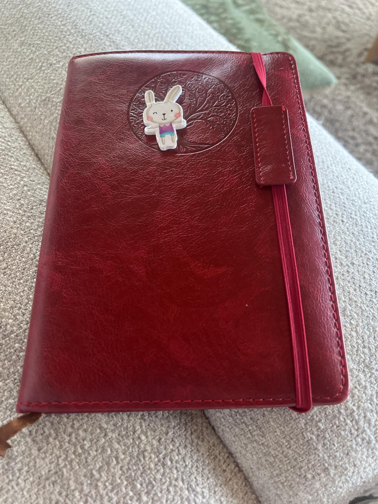 Biuwory Leather Journal Notebook, 256 Thick Lined Pages, Hardcover customer photo 2