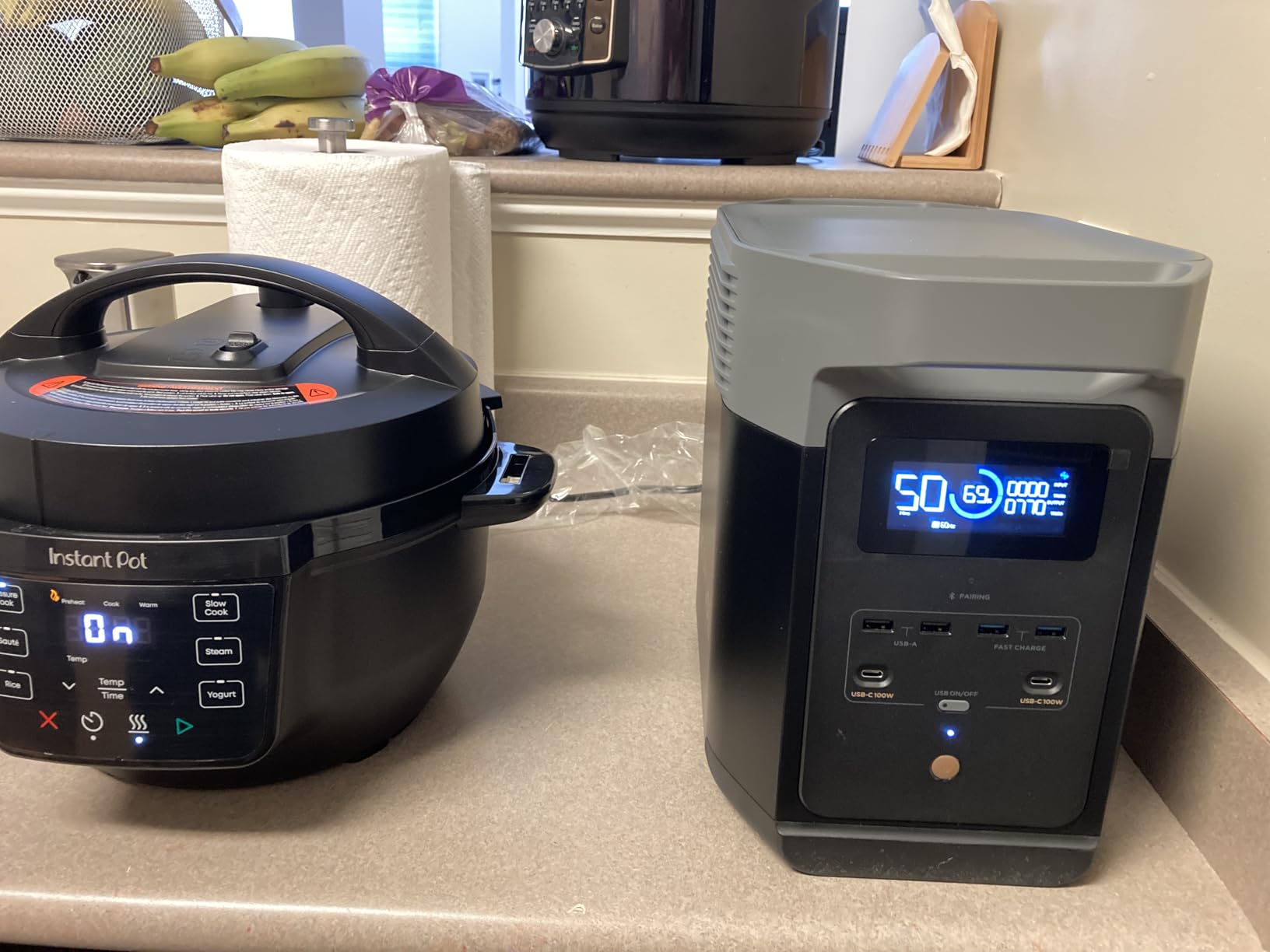 6QT RIO 7-in-1 Multi-Cooker, Pressure Cooker, Slow Cook, Saute, Steam, Rice Maker, Yogurt, & Warmer, Black, 6 Quarts customer photo 1