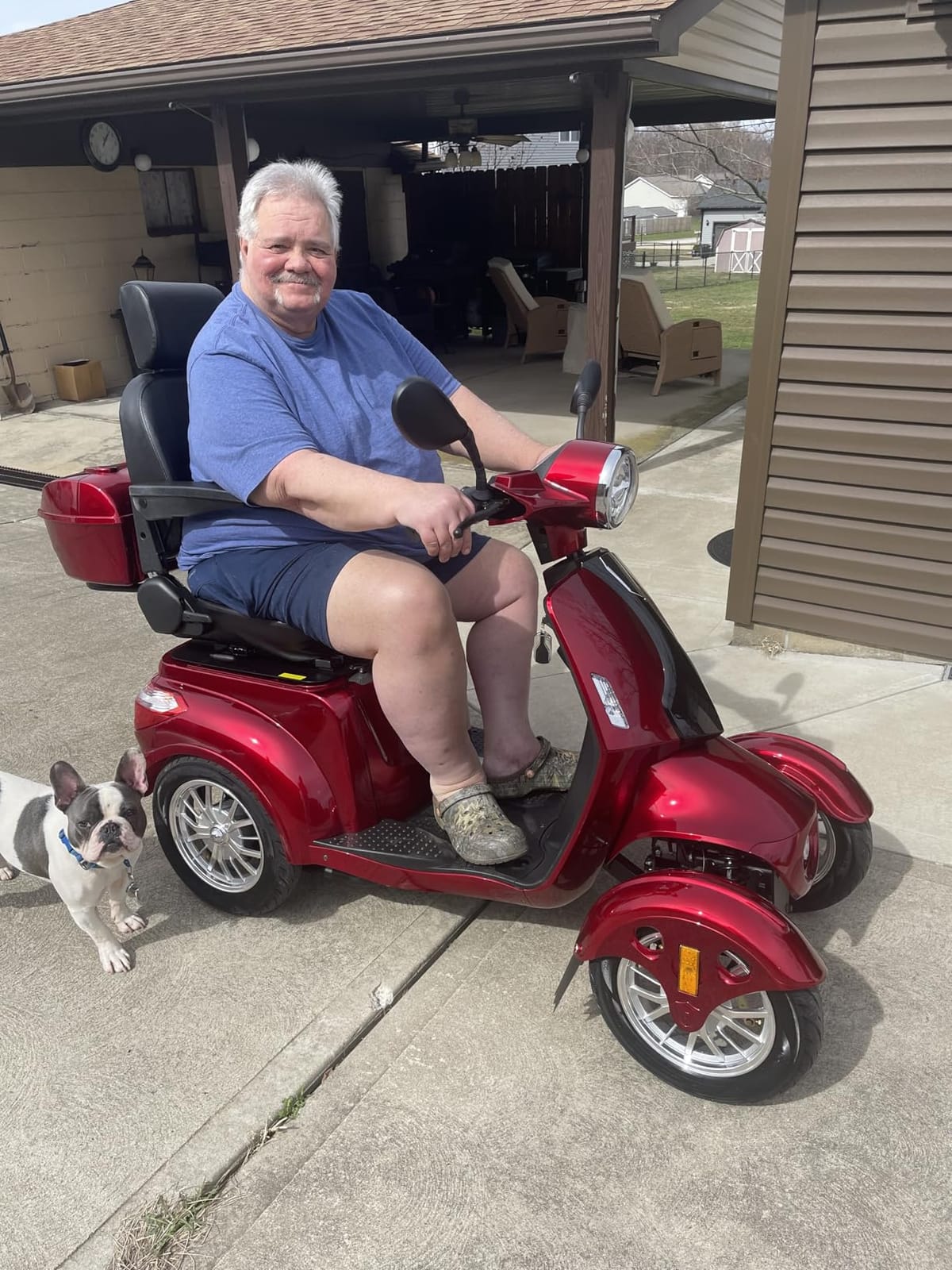 Heavy Duty 4 Wheel Mobility Scooters for Seniors & Adults 500lbs Capacity - Electric Powered Chair - 1000W All Terrain Fast Mobility Scooter for Travel w/Long Range Battery Remote Key customer photo 1