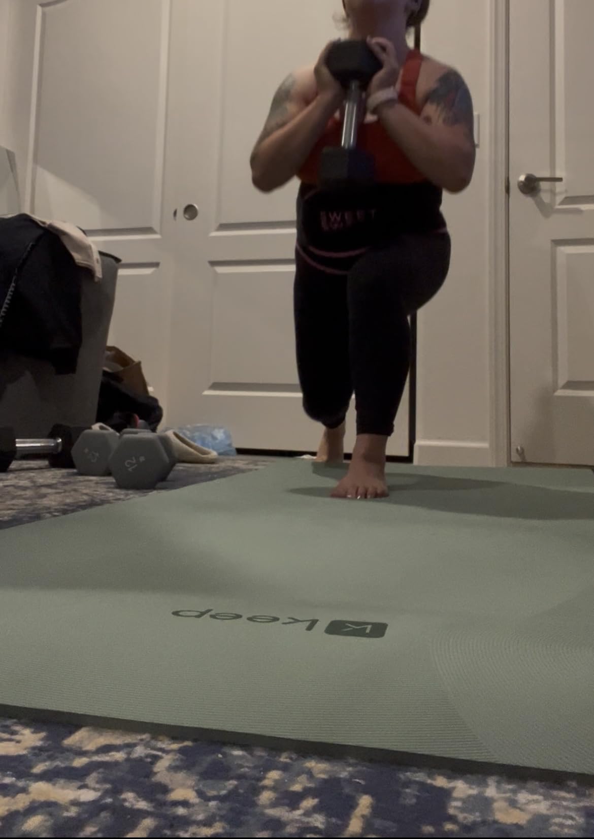 KEEP Extra Wide Yoga Mat, 7mm Thick 72