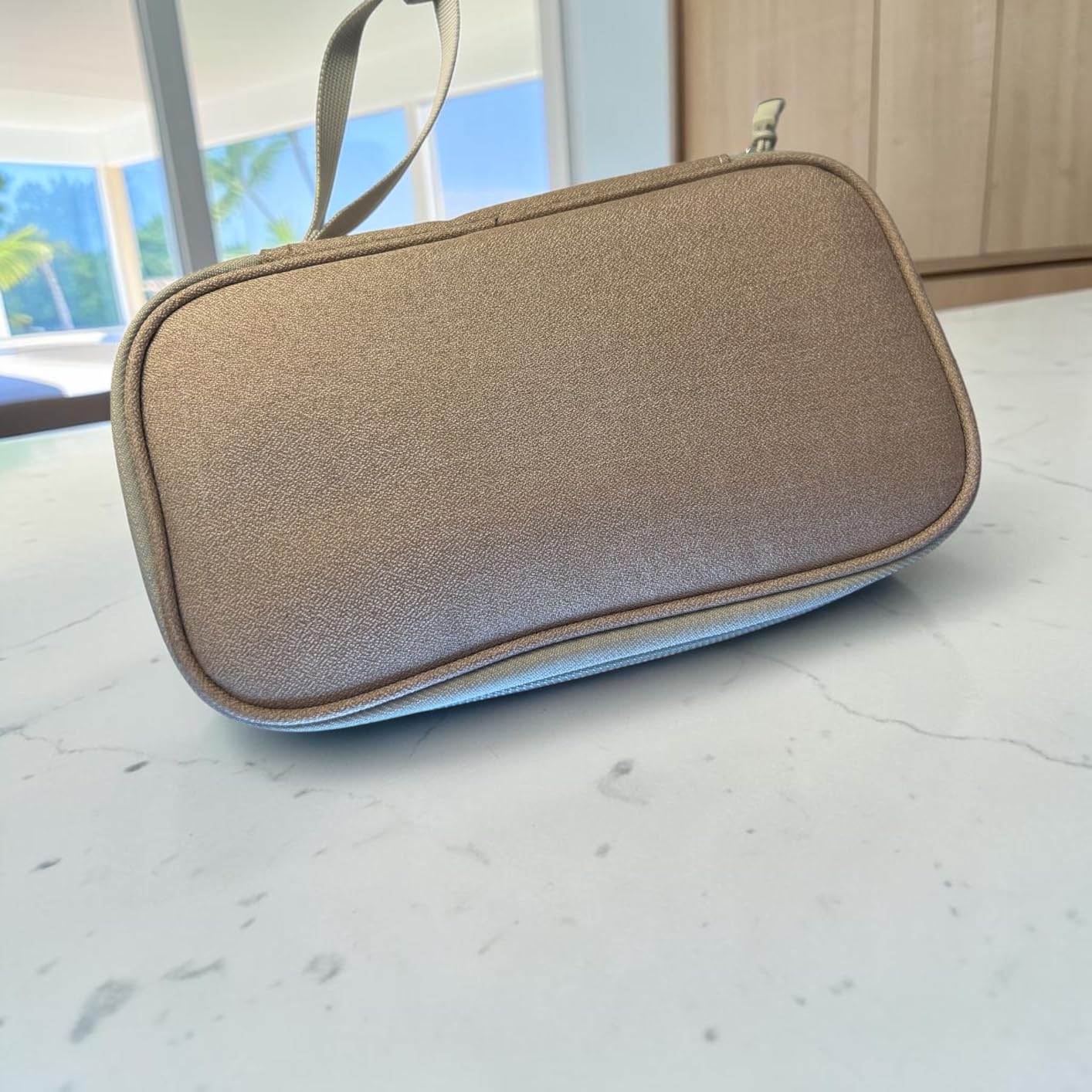 FYY Electronic Organizer, Travel Cable Organizer All-in-One Storage Bag Pouch Electronic Accessories Carry Case Portable Waterproof Double Layers for Cable, Cord, Charger, Phone, Earphone Green customer photo 2