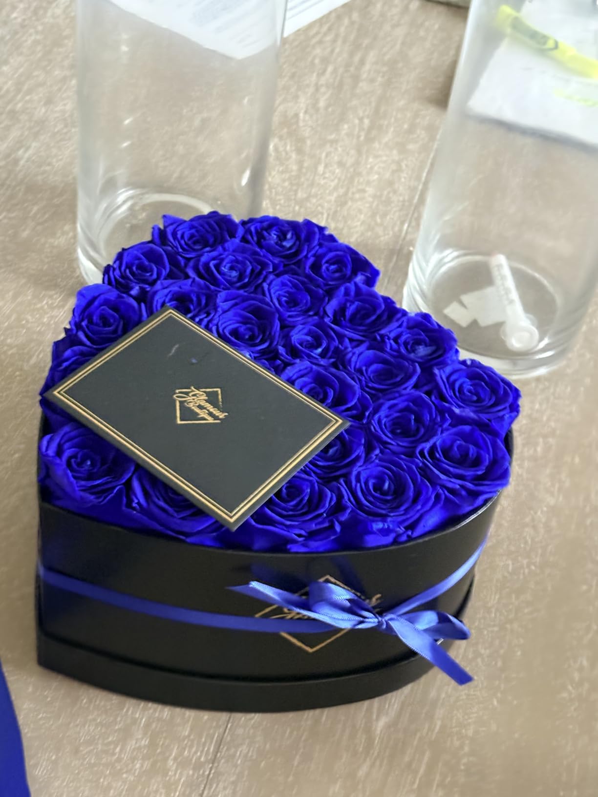 GLAMOUR BOUTIQUE 16 Flower Forever Heart Shape Box, for Mom, Eternal Preserved Roses Gifts for Her, Flowers Bouquet, for Birthday, Anniversary, Girlfriend - Red customer photo 1