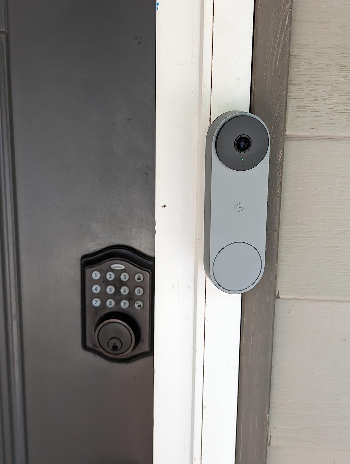 Google Nest Doorbell - (Wired, 2nd Gen) - Wired Video Doorbell Camera - Doorbell Security Camera - Ash customer photo 1