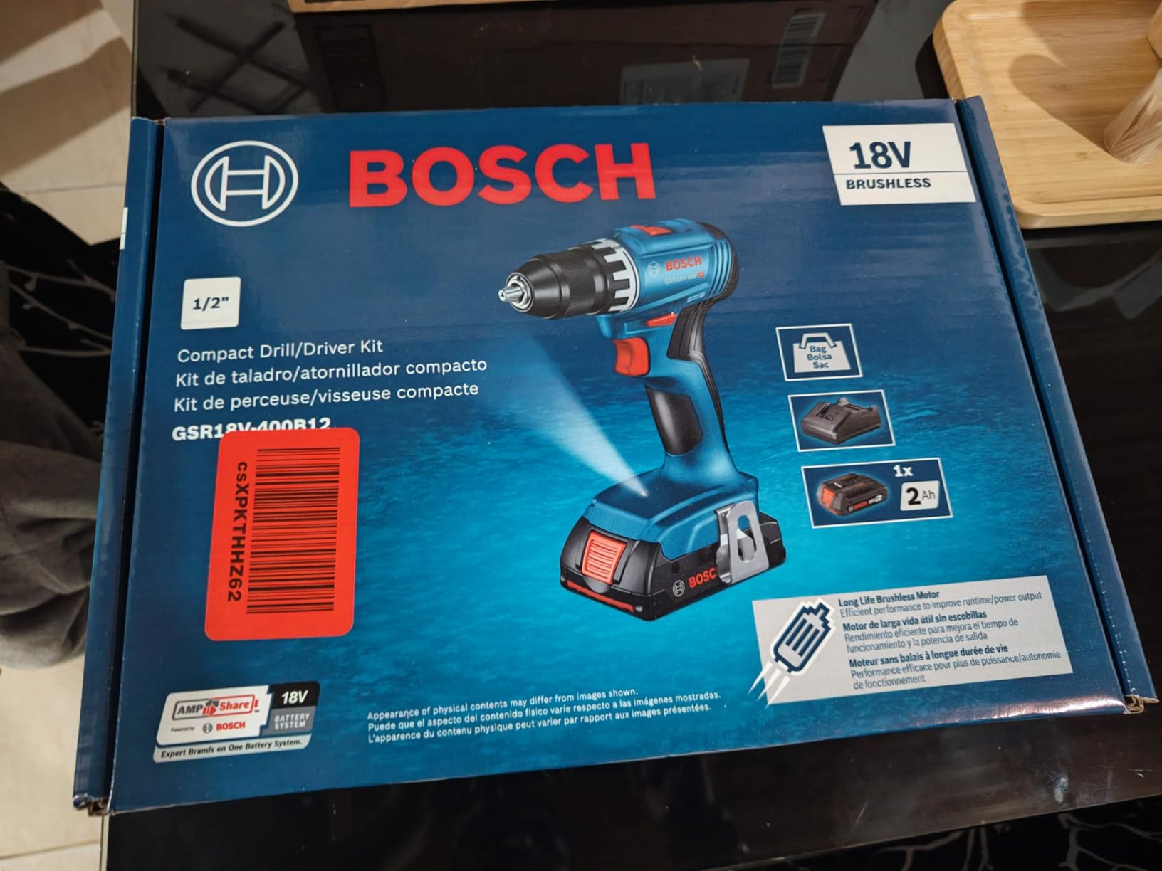 Bosch GSR18V-400B12 18V Compact Brushless 1/2 In. Drill/Driver Kit with (1) 2 Ah Standard Battery customer photo 1