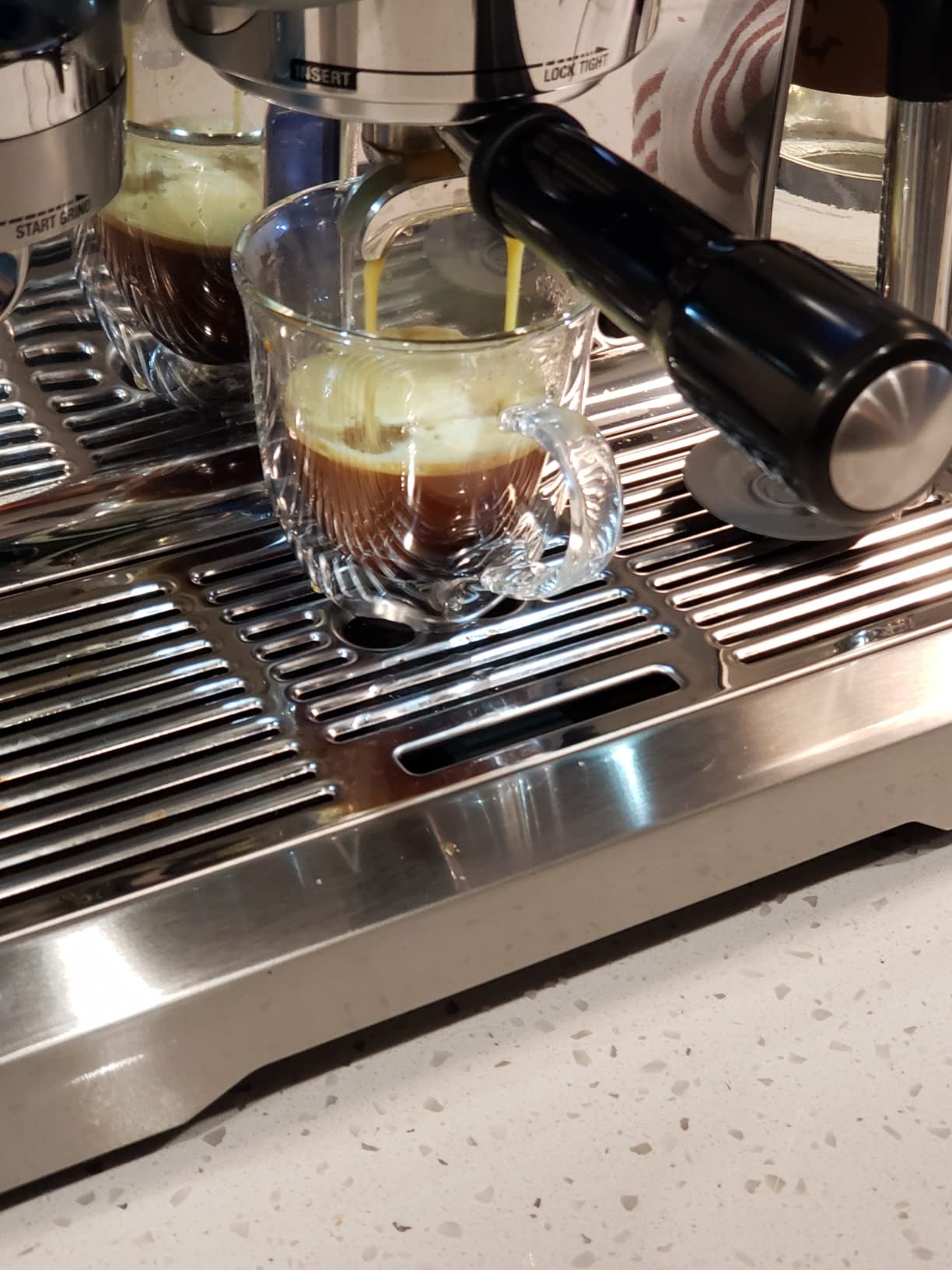 Breville BES990DBL Oracle Touch Espresso Machine, Damson Blue customer photo 2