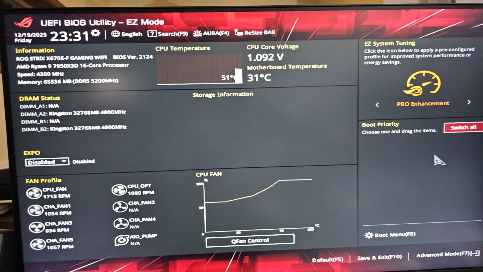 ASUS ROG STRIX X670E-F GAMING WIFI AMD X670 Socket AM5 ATX customer photo 1