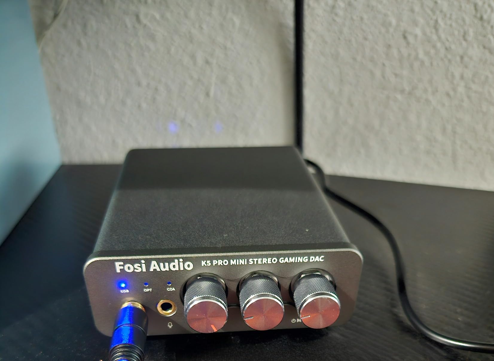 Fosi Audio K5 Pro Gaming DAC Headphone Amplifier Mini Hi-Fi Stereo Digital-to-Analog Audio Converter USB Type C/Optical/Coaxial to RCA/3.5MM AUX for PS5/PC/MAC/Computer customer photo 2