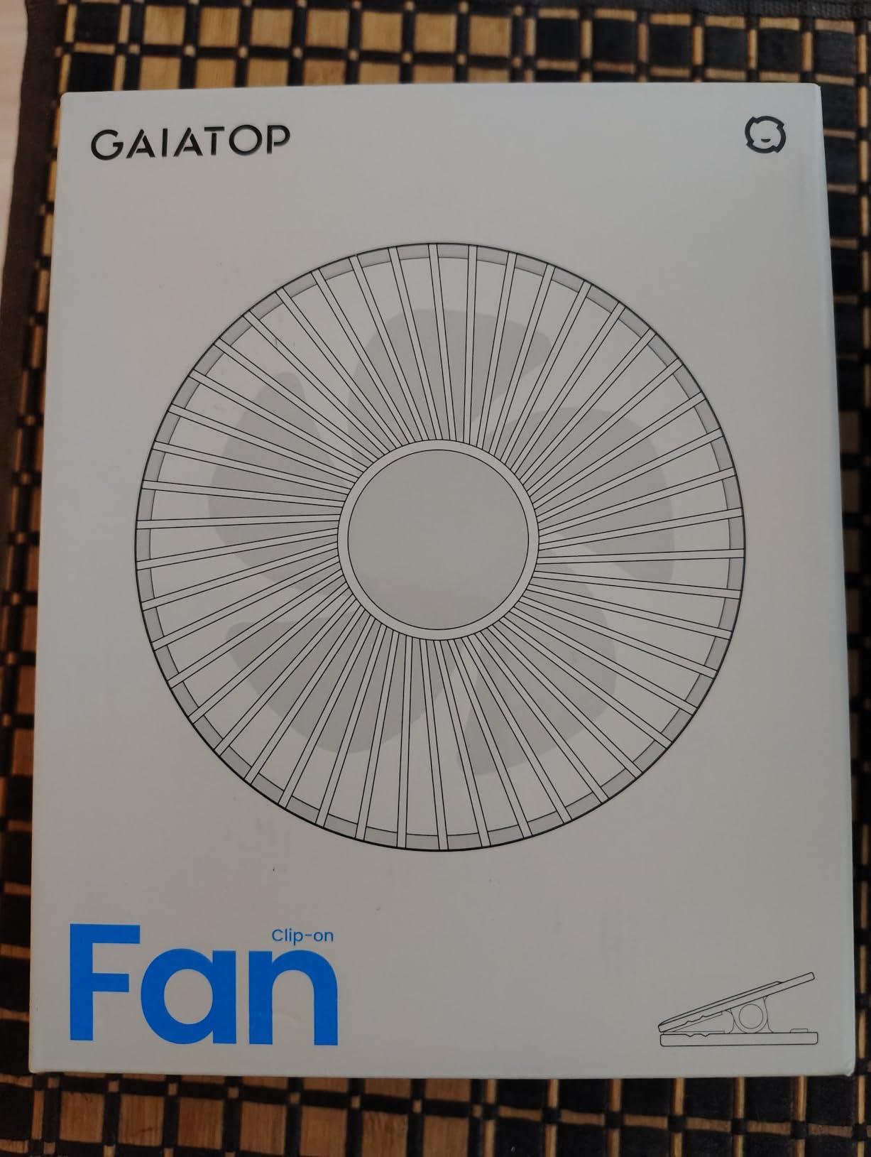 Gaiatop Portable Clip on Fan, Mini Personal Quiet Rechargeable Fan | Battery Operated, Small 3 Speed 360° Rotate, Cooling for Desk Table Home Office Stroller Camping Women Gifts customer photo 1