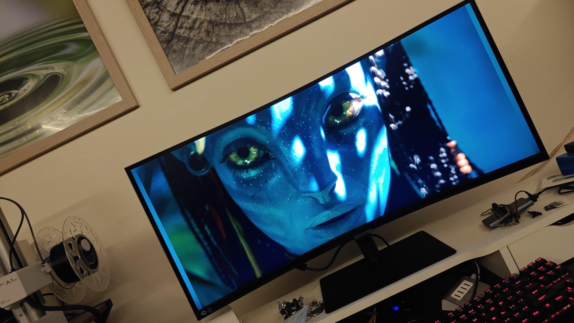 SAMSUNG Viewfinity S65UA Series 34-Inch Ultrawide QHD Curved Monitor, 100Hz, USB-C, HDR10, Height Adjustable Stand, TUV-certified Eye Care customer photo 1