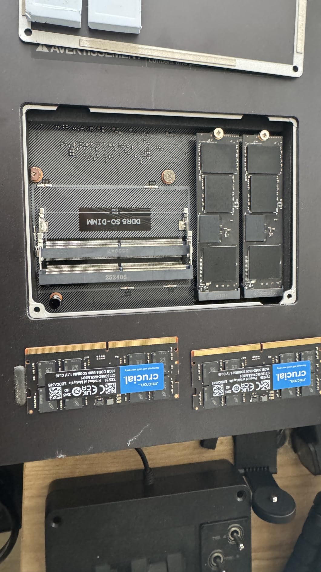 Crucial 32GB DDR5 RAM Kit (2x16GB), 5600MHz Laptop Memory 262-Pin SODIMM, Compatible with Intel Core and AMD Ryzen 7000 customer photo 2