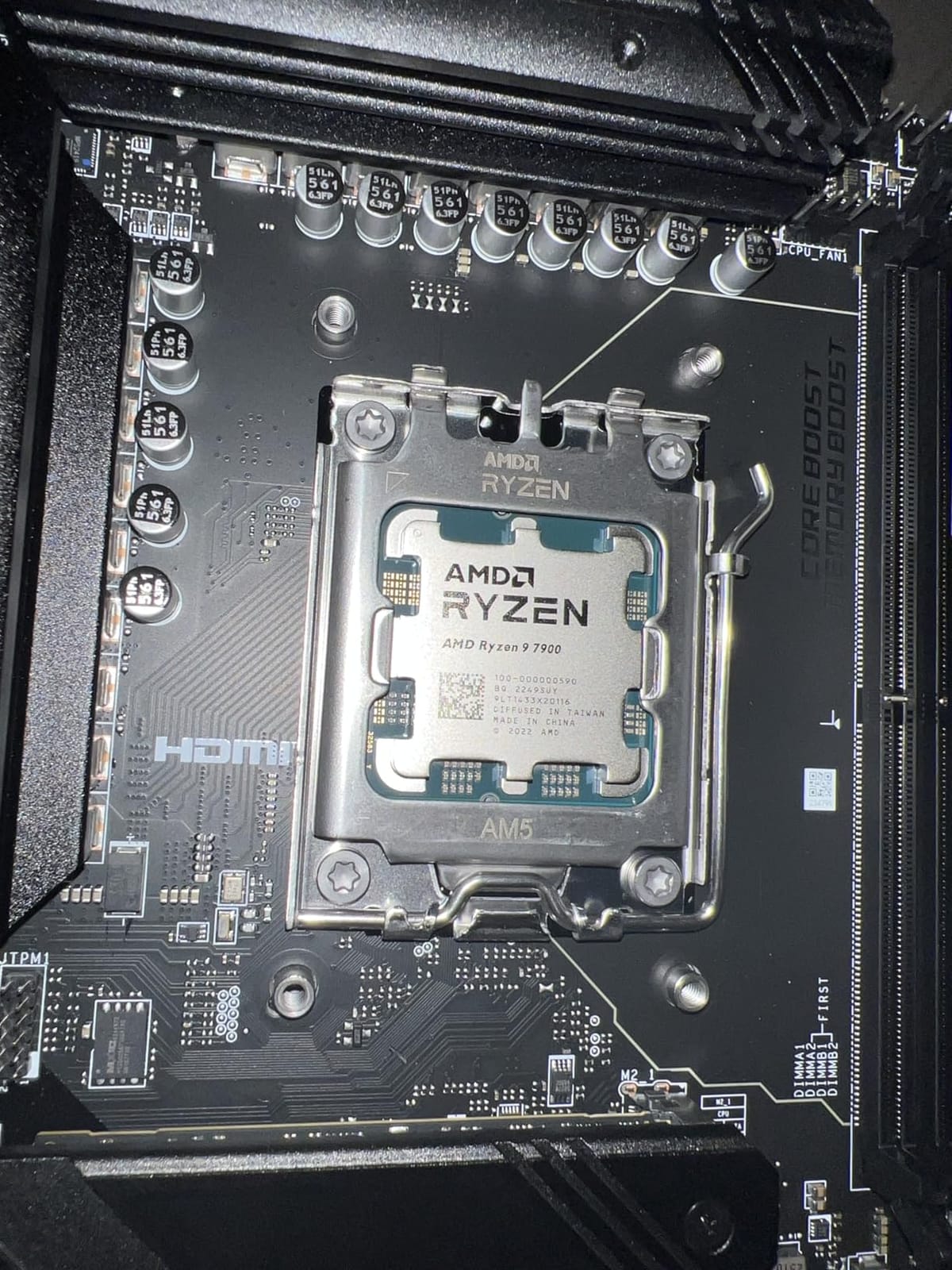 AMD Ryzen 9 7900 12-Core, 24-Thread Unlocked Desktop Processor customer photo 2