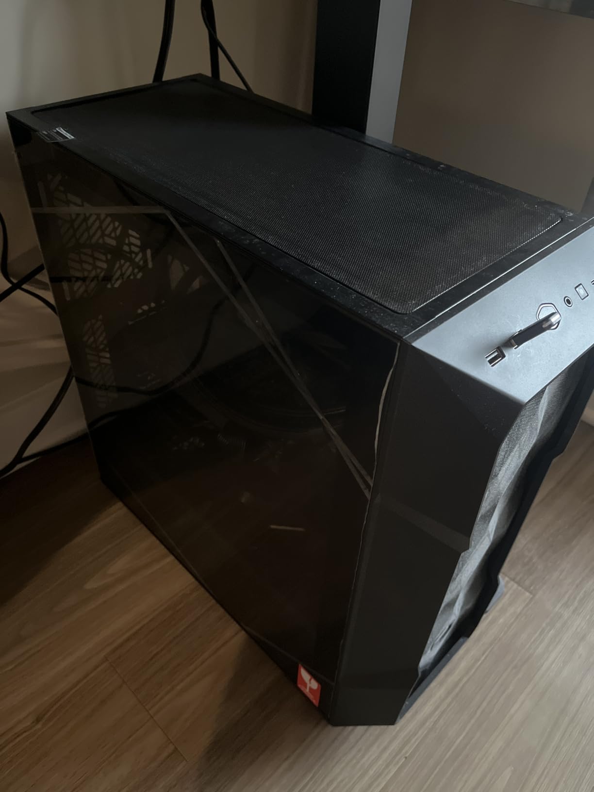 Cooler Master TD500 Mesh V2 Airflow ATX Mid-Tower Case, Polygonal Mesh, Crystalline Tempered Glass, 3X Customizable 120mm PWM ARGB Fans, USB Gen 2 Type C customer photo 2