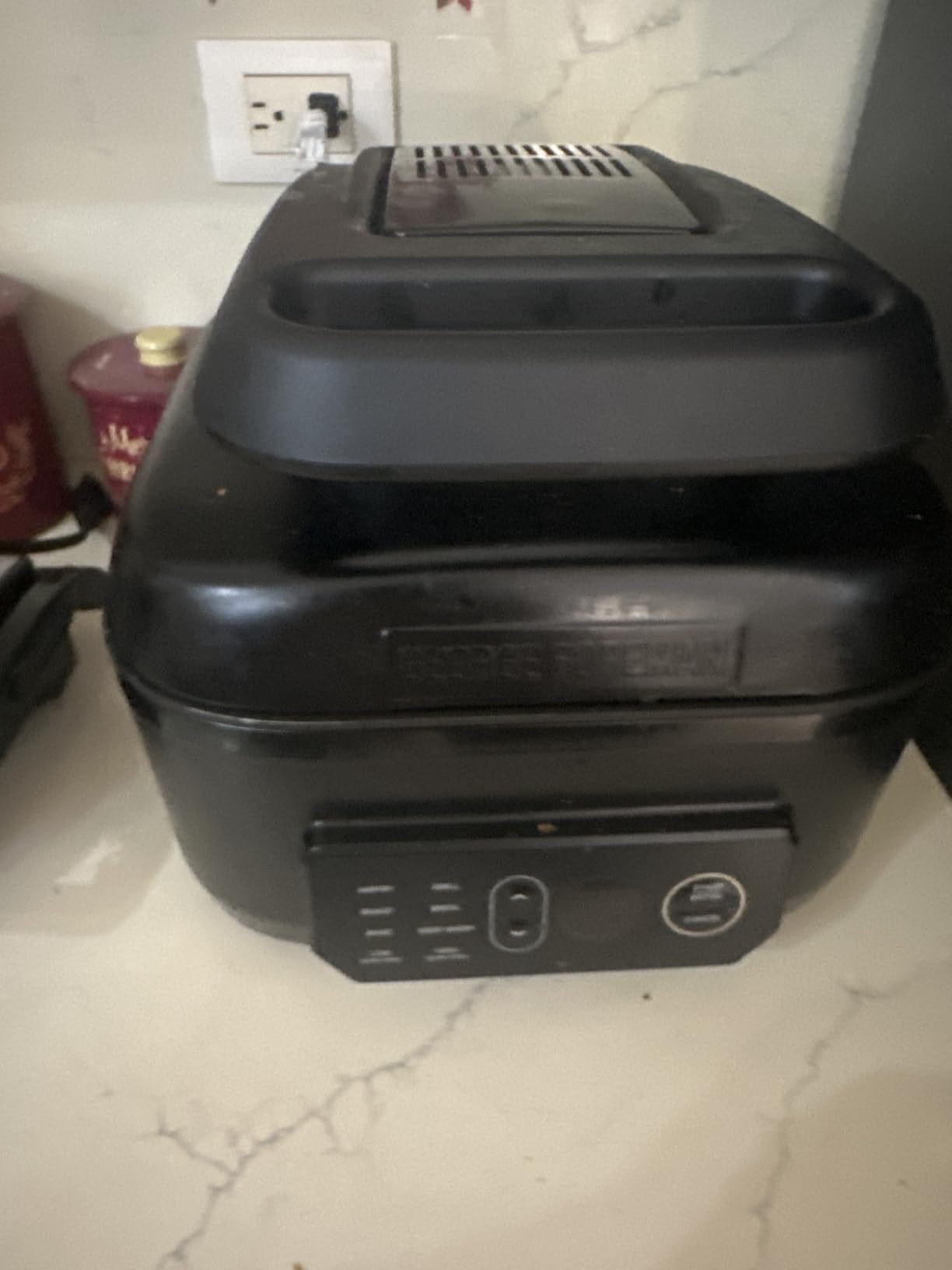 George Foreman Beyond Grill 7-in-1 Electric Indoor Grill with Air Fry Technology, MCAFD800D, Black, Large customer photo 1