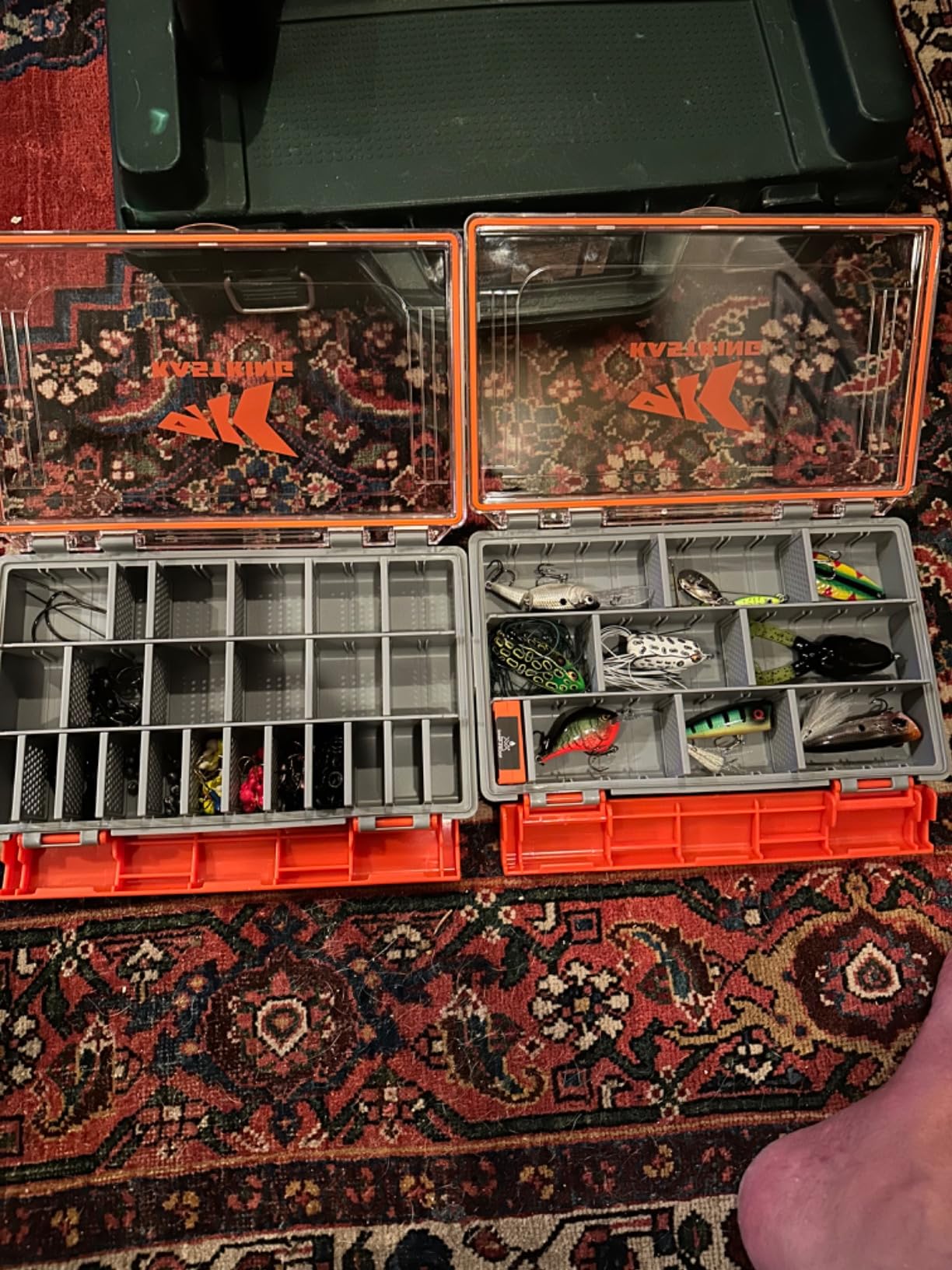 KastKing HyperSeal Waterproof Tackle Box, 3600 and 3700 Tackle Trays, Fishing Tackle Box Organizer with Removable Dividers, Lure Box and Terminal Tackle Storage customer photo 2