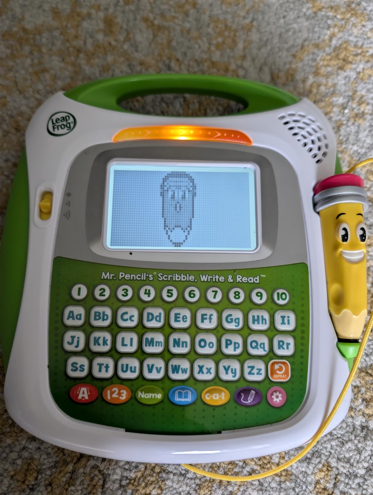 LeapFrog Mr Pencil's Scribble Write and Read, Green customer photo 1