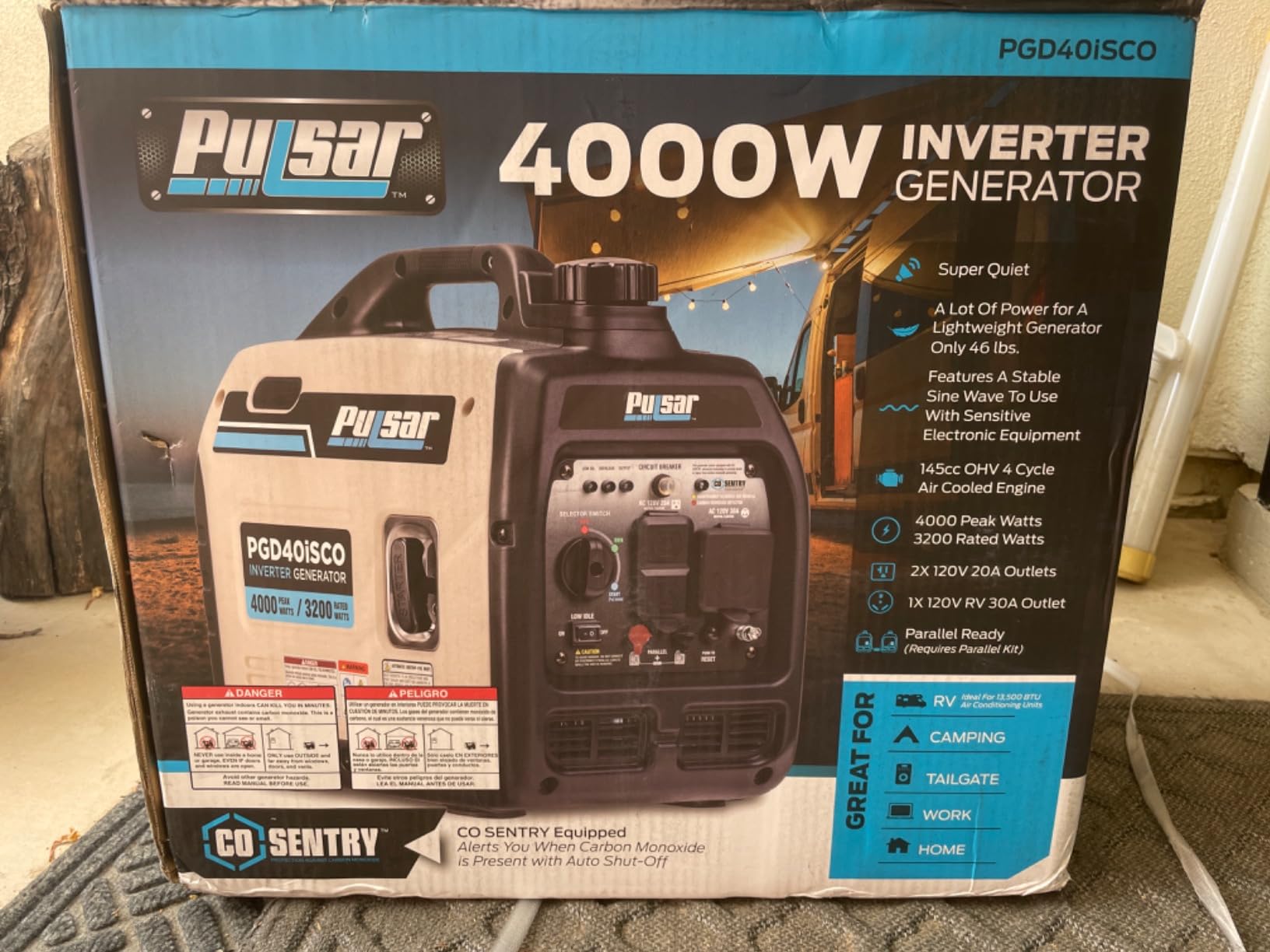 Pulsar PGD40ISCO 4000W Portable Gas Inverter customer photo 2