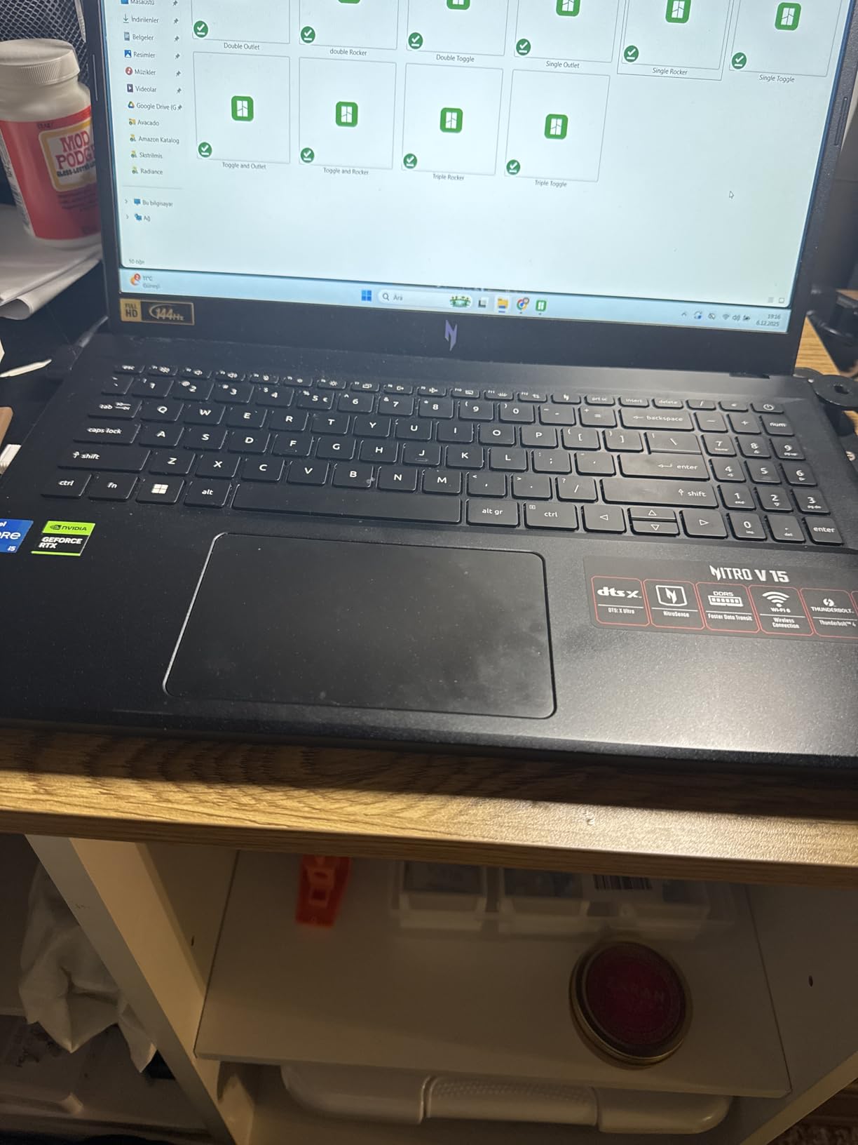 Acer Nitro 5 AN515-58-525P Gaming Laptop | Intel Core i5-12500H | NVIDIA GeForce RTX 3050 Laptop GPU | 15.6