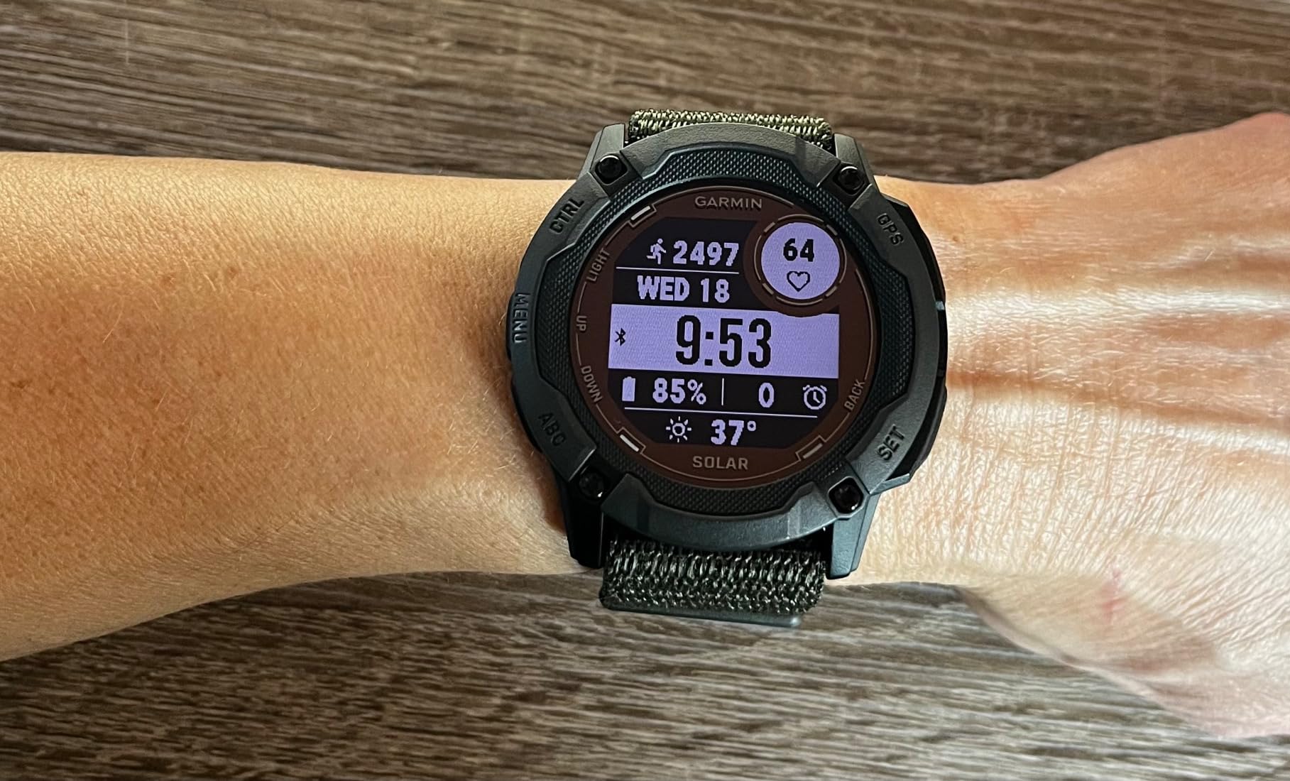 Garmin Instinct 2X Solar Tactical, Rugged Outdoor Smartwatch, 50mm, Black customer photo 1