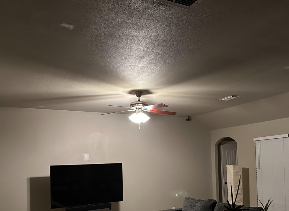 Hunter Presto, Indoor, Ceiling Fan, No Light, Modern, 44 inch, Matte Black | Low Profile Mount, Wall Control, 3 Blades, For Bedroom, Living Room, Kitchen, 52401 customer photo 1