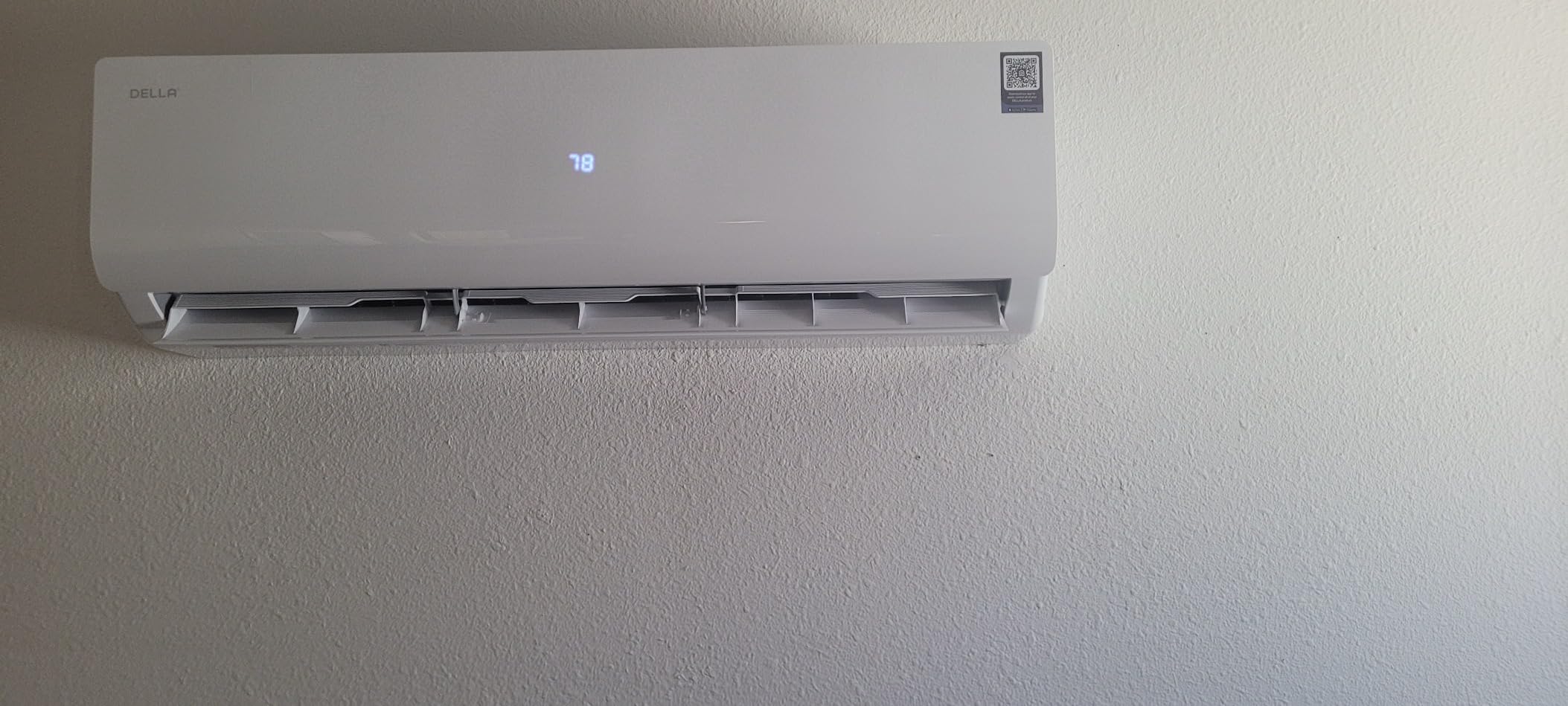 DELLA Vario Series 24000 BTU Mini Split AC, 2 Ton 21 SEER2, Work with Alexa and Wifi, 230V Ductless Inverter System, Cools Up to 1500 Sq.Ft, Pre-Charged Heat Pump and 16.4ft Installation Kits customer photo 1
