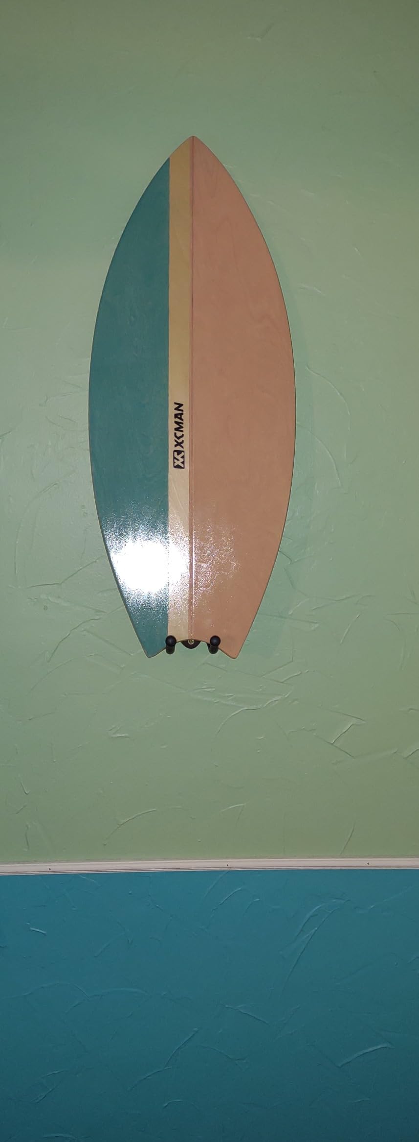 XCMAN Surf Balance Board Trainer with Roller Wooden Exercise Balancing Stability Trainer - Non Slip Surface for Adults Kids|Balance Board for Surfing,Snowboarding,Skateboarding,Hockey,Yoga Training customer photo 1