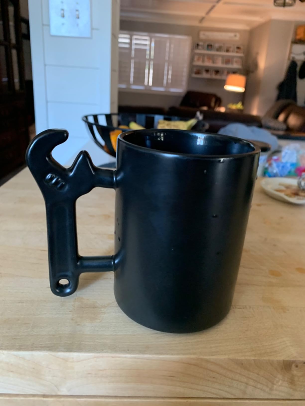 Onebttl Grandpa Gifts Wrench Coffee Mug, Grandfather Gift from Granddaughter and Grandson, 13.5oz/400ml Funny Ceramic Mug for Christmas, Father's Day - Grandpa Can Fix customer photo 1
