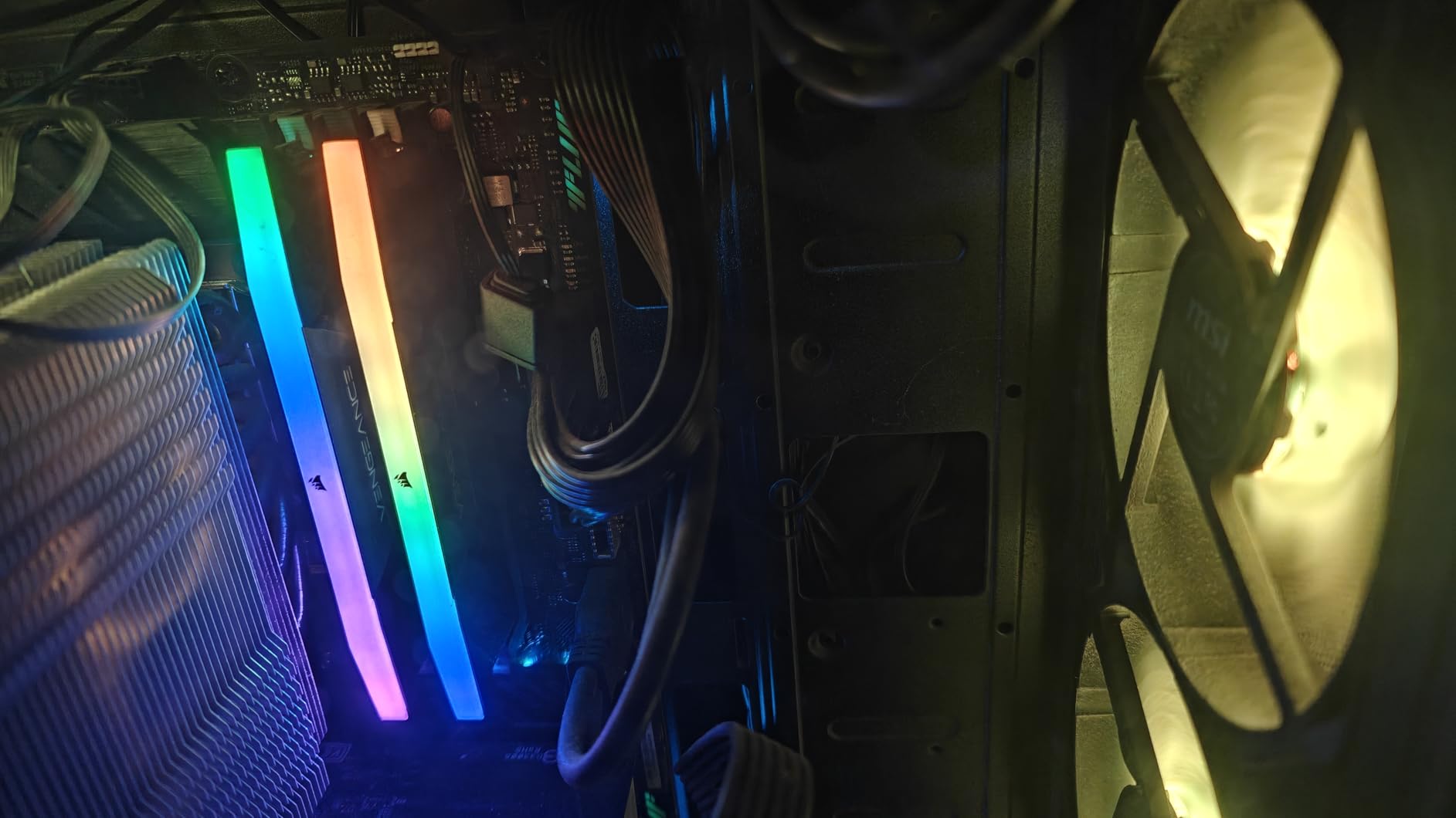 CORSAIR Vengeance RGB DDR5 RAM 32GB (2x16GB) 6000MHz CL36 Intel XMP 3.0 Desktop Computer Memory - Black customer photo 1