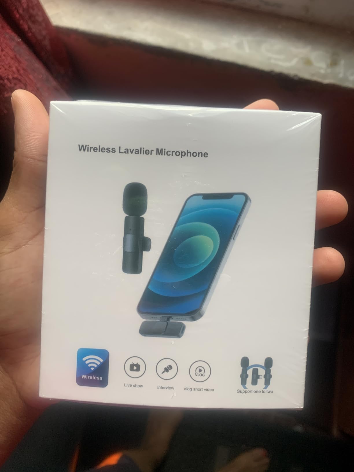 Labstandard Professional Wireless Lavalier Lapel Microphone for iPhone, iPad, mini Video Recording Mic for Interview Video Podcast Vlog YouTube & Livestream, Noise Reduction, Plug & Play customer photo 1