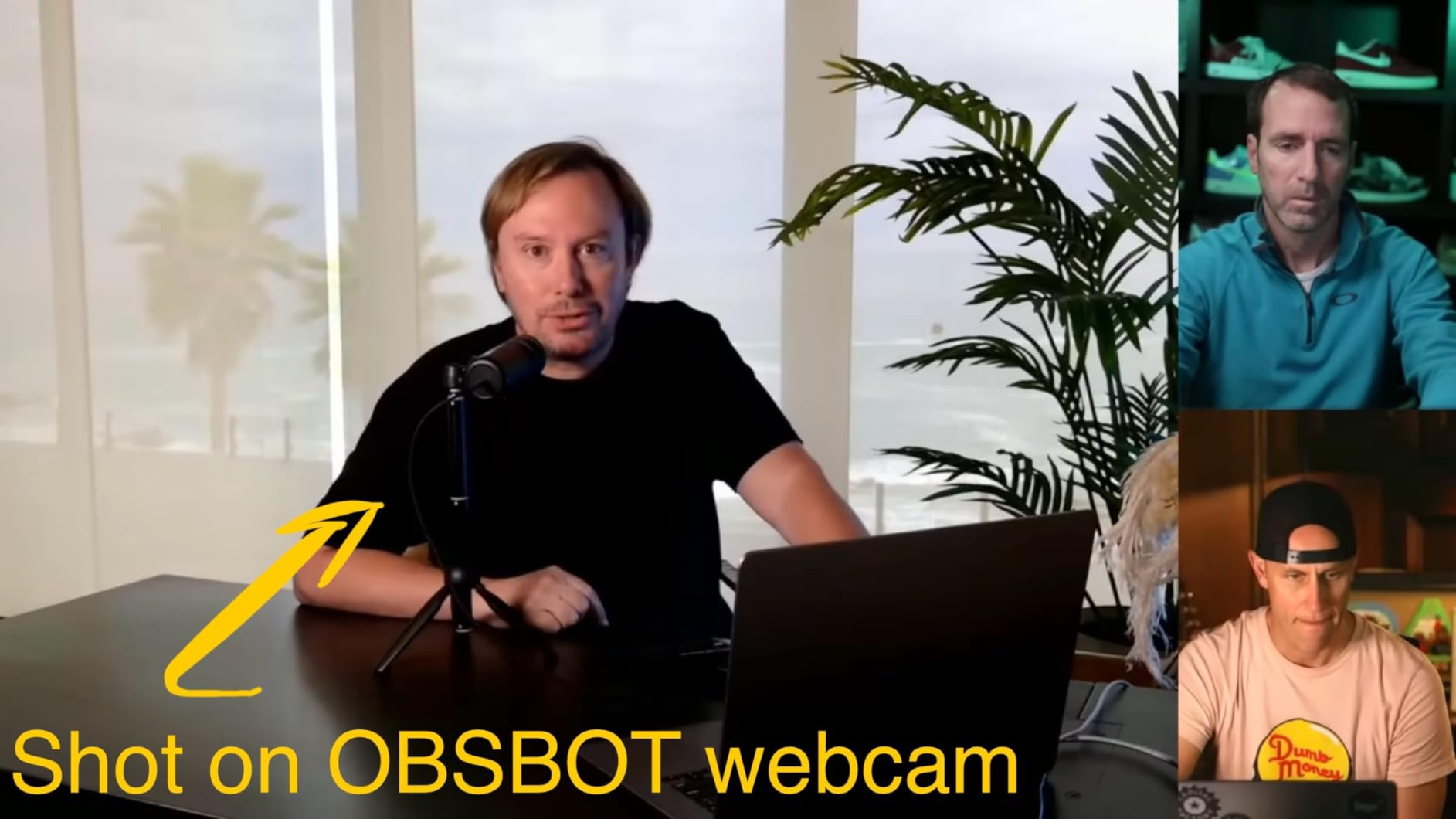 OBSBOT Tiny 2 Webcam 4K Voice Control PTZ, AI Tracking Multi-Mode & Auto Focus, Web Camera with 1/1.5