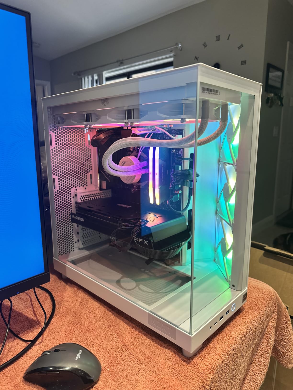 Cooler Master 360L Core AIO CPU Liquid Cooler - 360mm - White customer photo 1