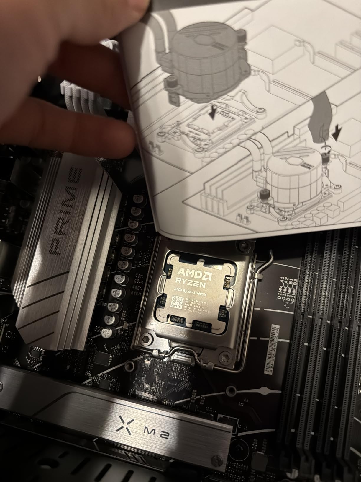 Cooler Master 360L Core AIO CPU Liquid Cooler - 360mm - White customer photo 2