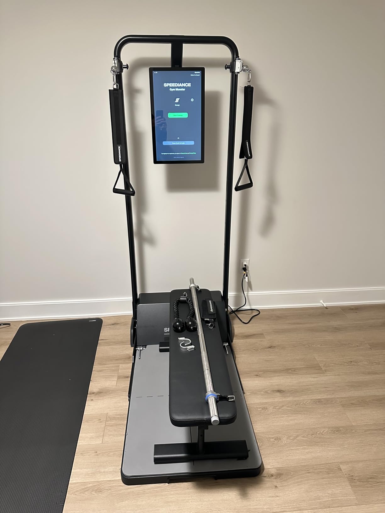 Speediance Gym Monster Smart Home Gym, Multifunctional Strength Training Machine, Smith Machine Power Cage Workout Station, Squat Rack Cable Machine, Full Body Fitness Equipment for Home Workout customer photo 1