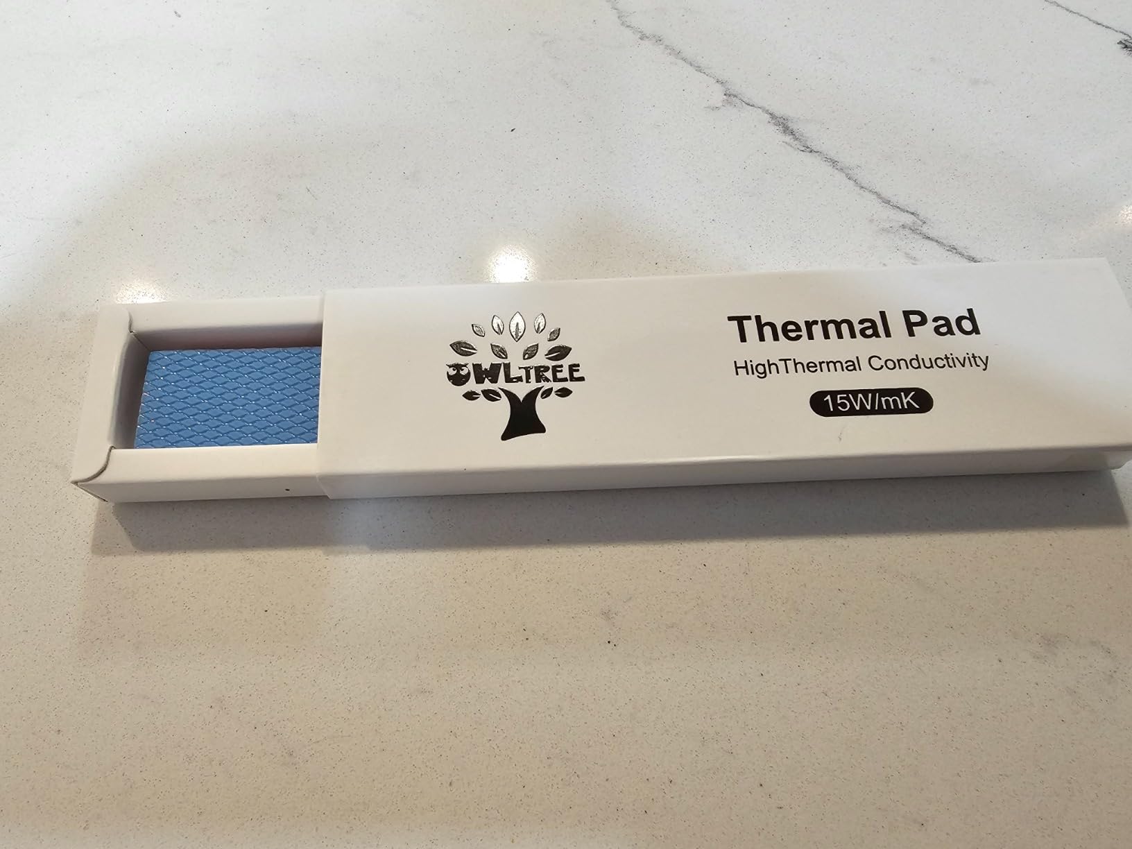 4 Pack 120x20mm 15W Thermal Pads GPU 1mm 1.5mm NVME CPU SSD M.2 SSD 2280 SSD Thermal Pad for Laptop Heatsink CPU GPU SSD IC LED Cooler (2X 1mm, 2x1.5mm) customer photo 2